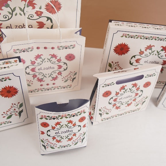 Elzatta Papyrus Pillow Packaging