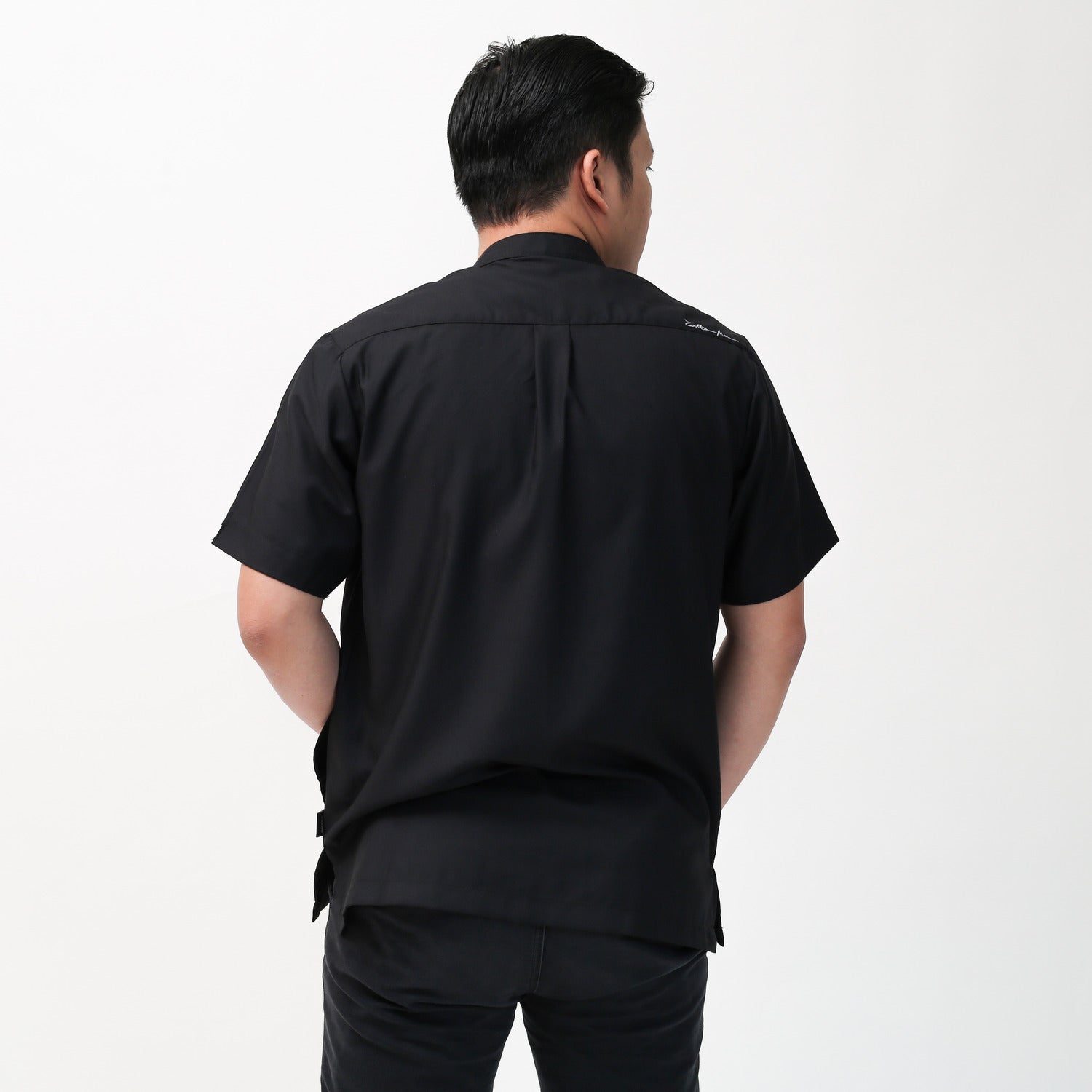 Elzatta Koko Sarimbit Katun Bordir - Hitam