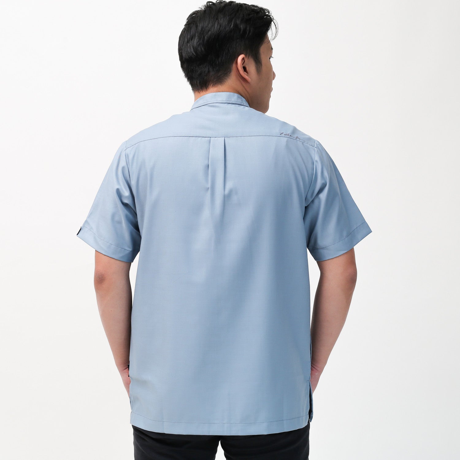 Elzatta Koko Sarimbit Katun Bordir - Biru
