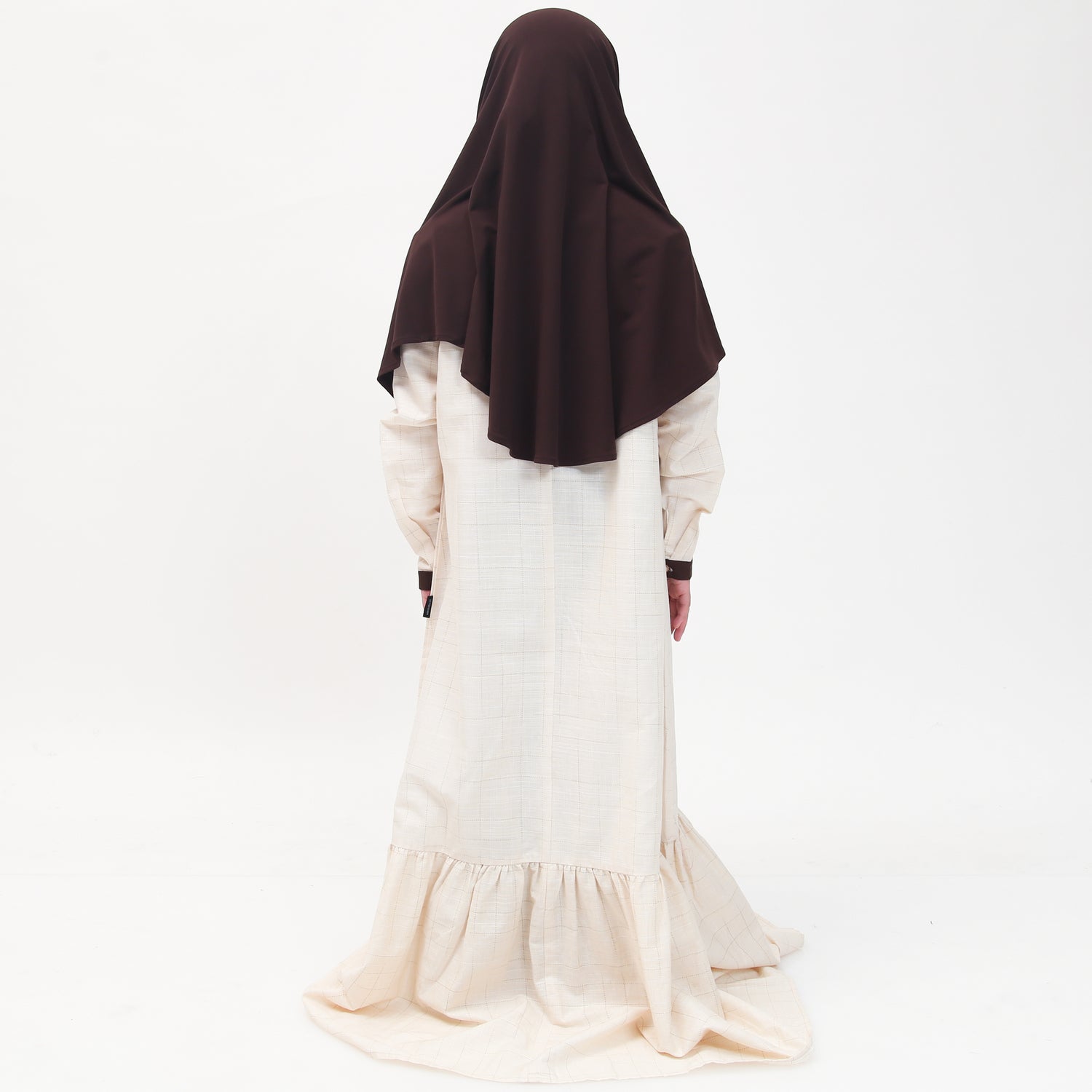 Elzatta Gamis Sarimbit Anak Katun Tekstur - Khaky