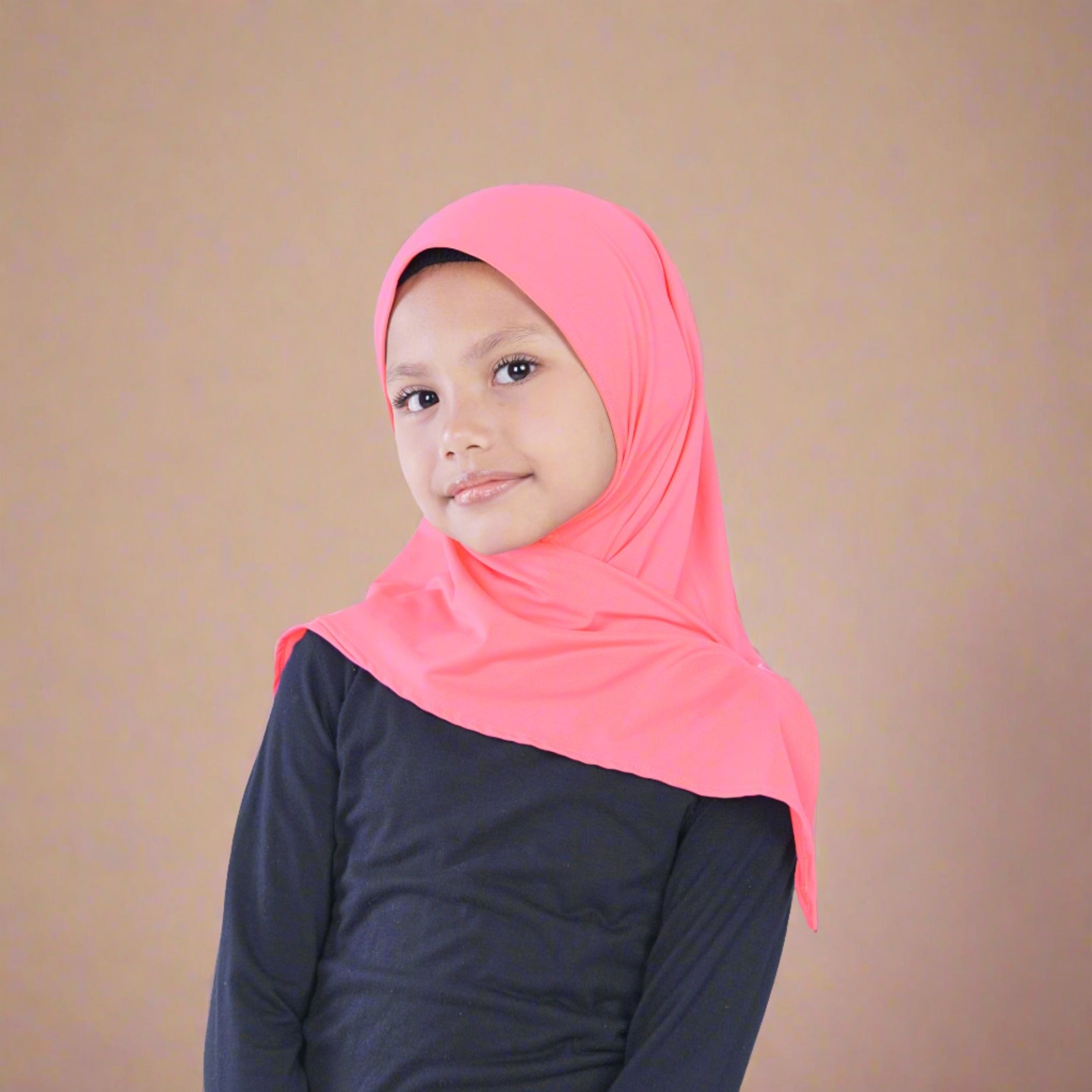 Elzatta Jilbab Anak Zaria M Kids Azkiya - Dusty Pink
