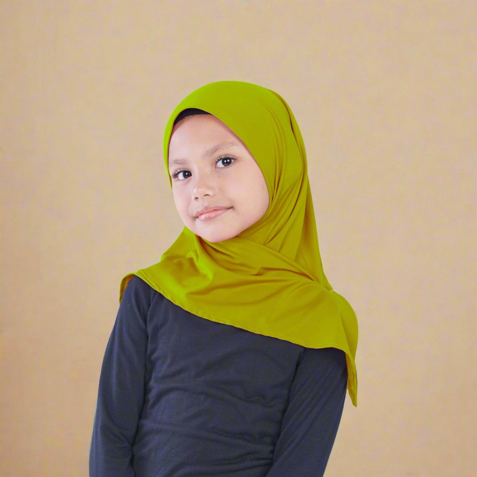 Elzatta Jilbab Anak Zaria M Kids Azkiya - Lime