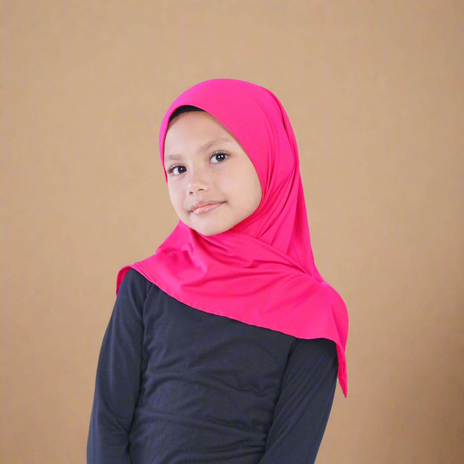 Elzatta Jilbab Anak Zaria M Kids Azkiya - Pink
