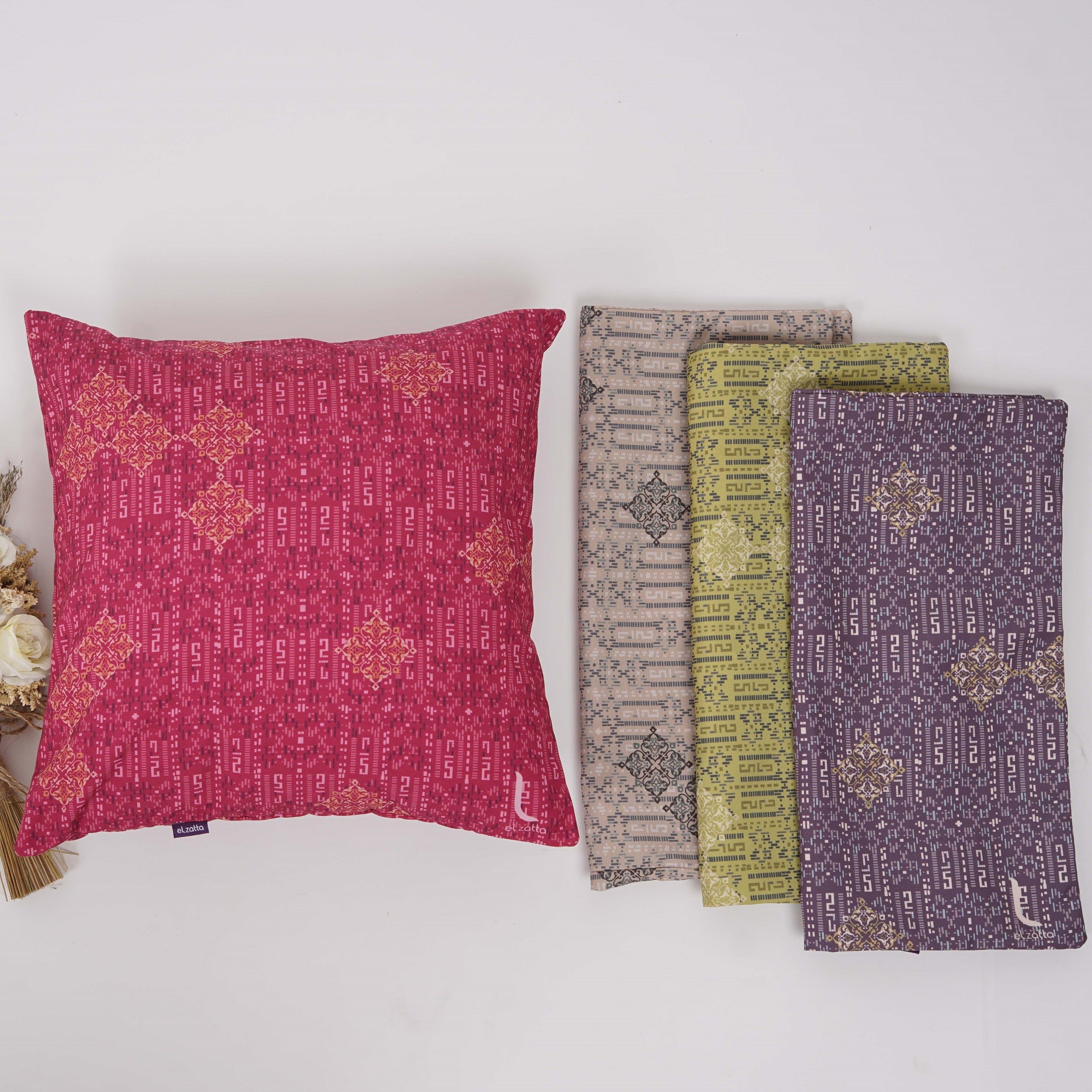 Alwani Pillowcase - Fuschia