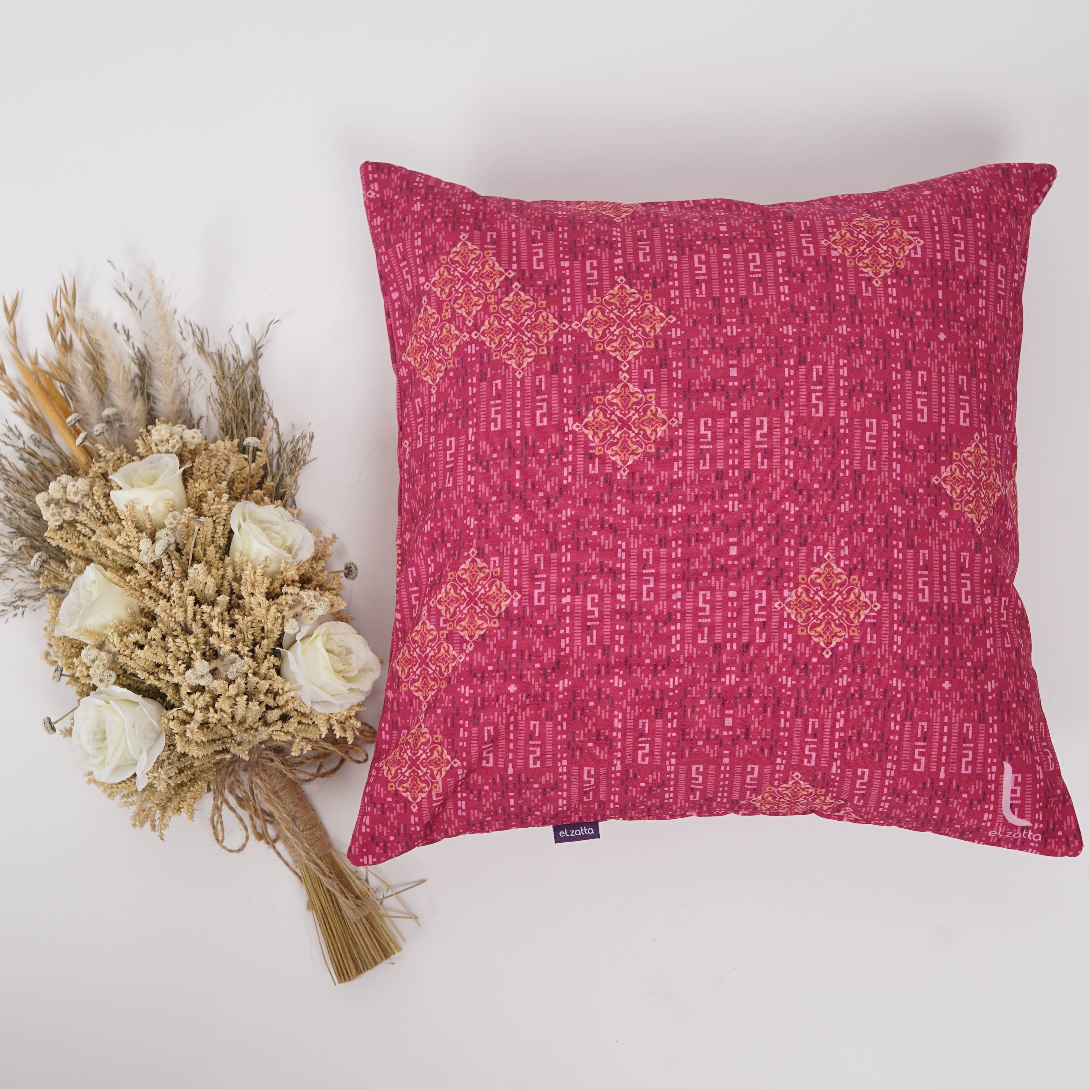 Alwani Pillowcase - Fuschia