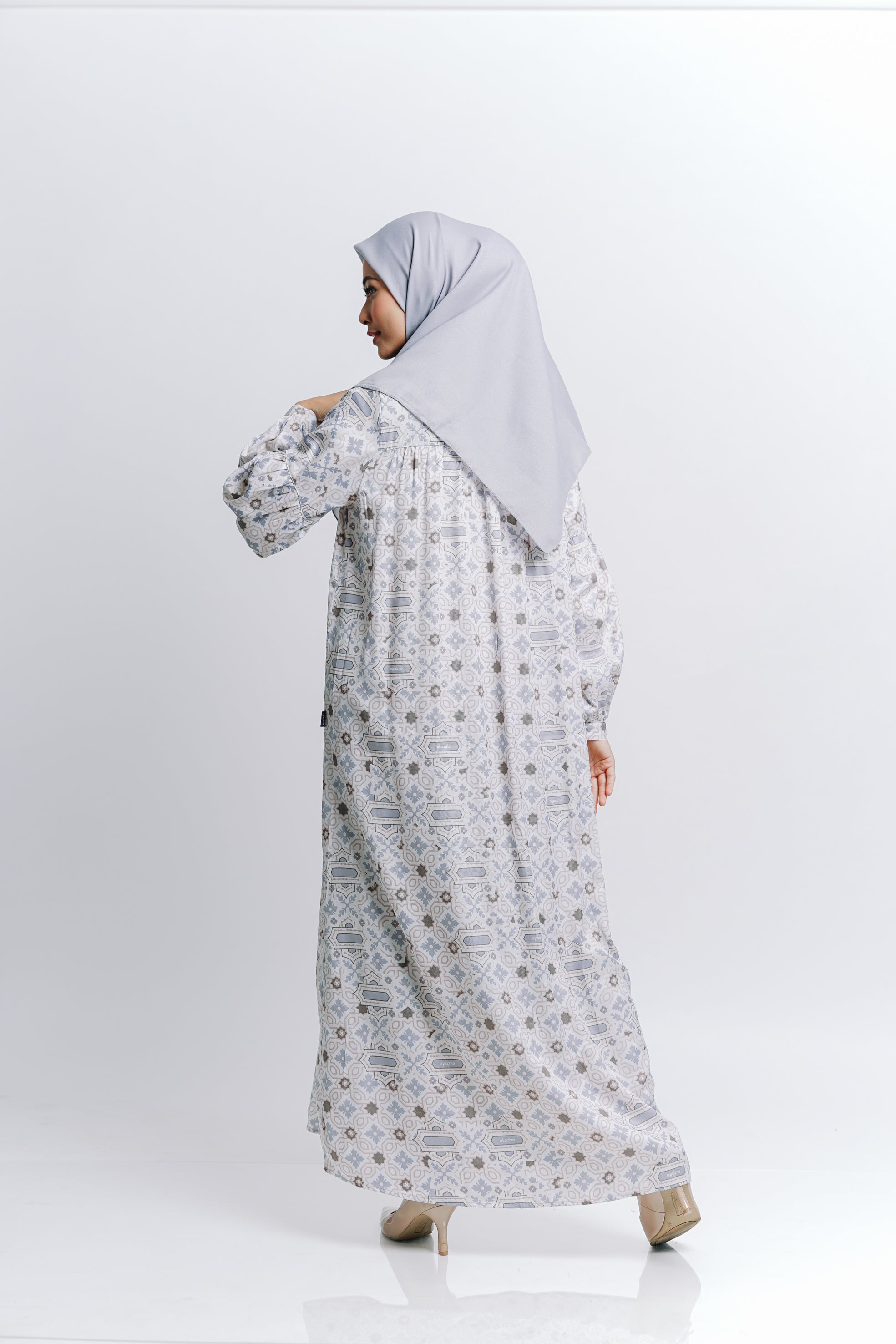 Elzatta Gamis Mosaic - Grey