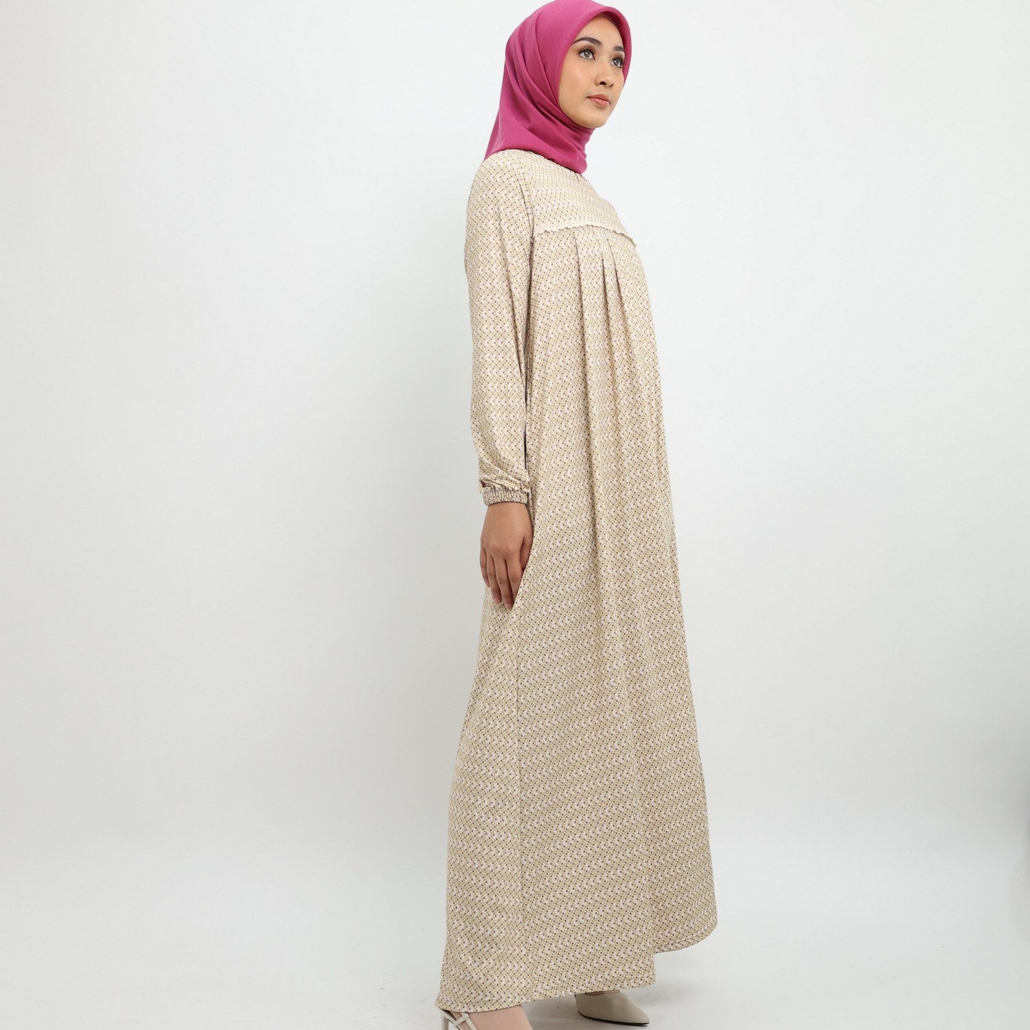 Elzatta Gamis Sarimbit Spandeks Sevilla - Lime