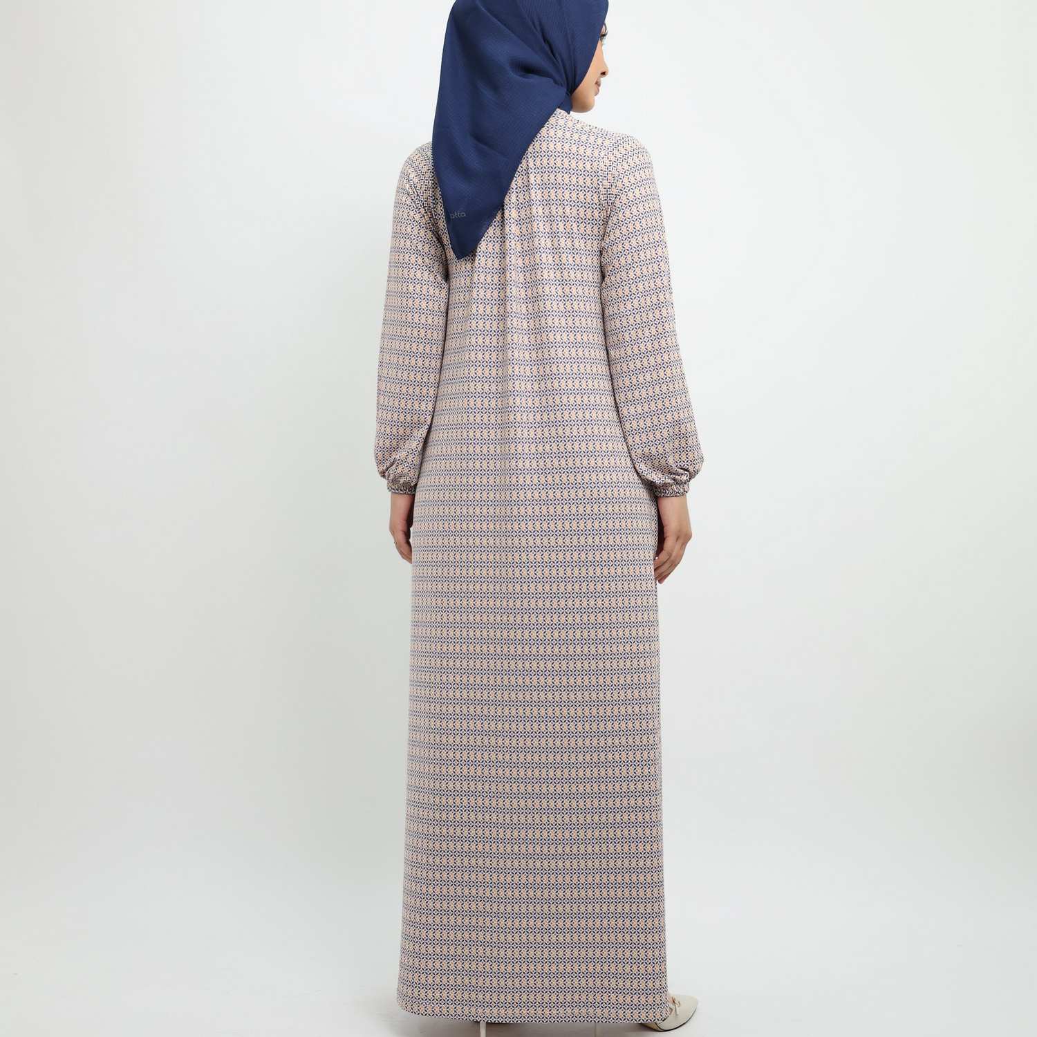 Elzatta Gamis Sarimbit Spandeks Sevilla - Blue