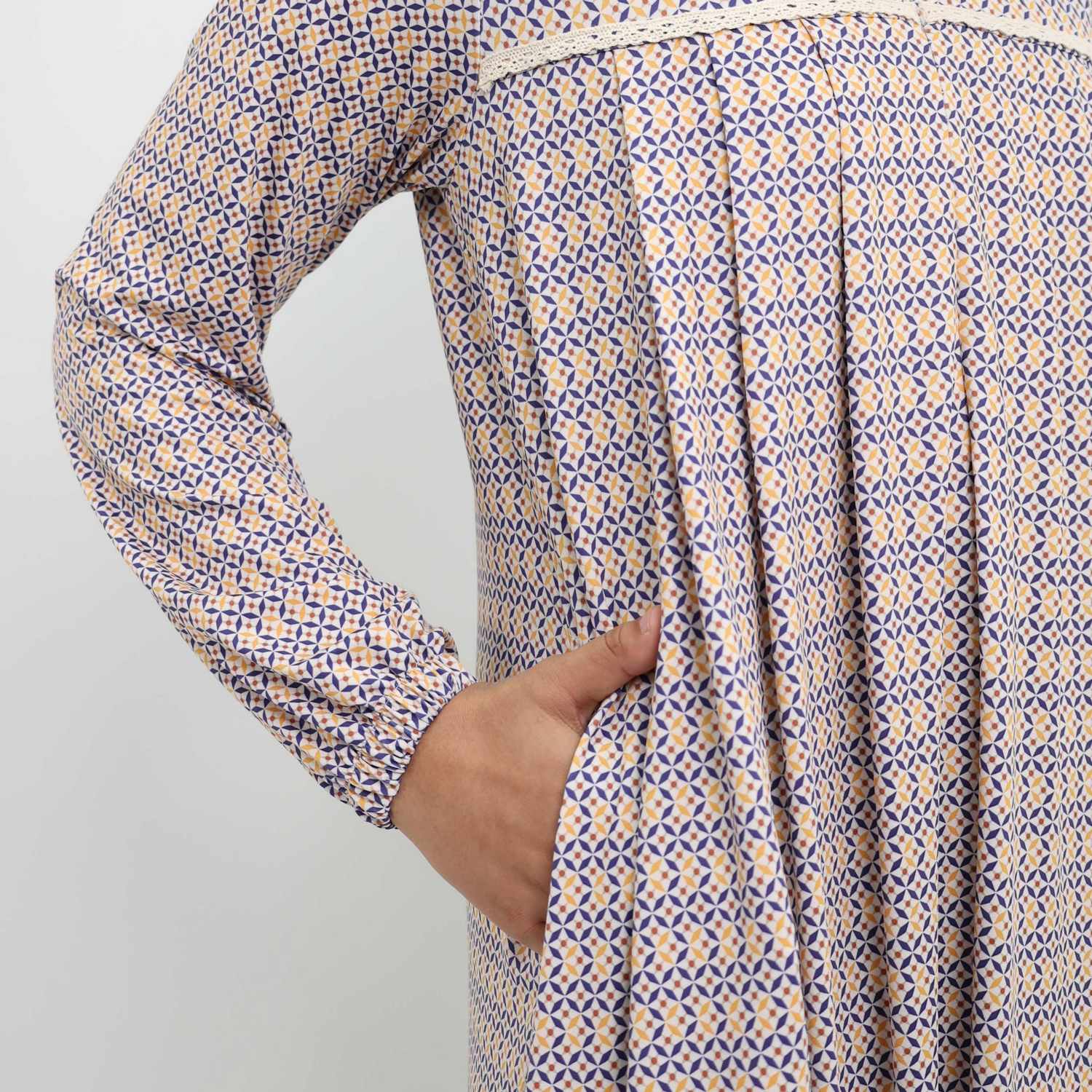 Elzatta Gamis Sarimbit Spandeks Sevilla - Blue