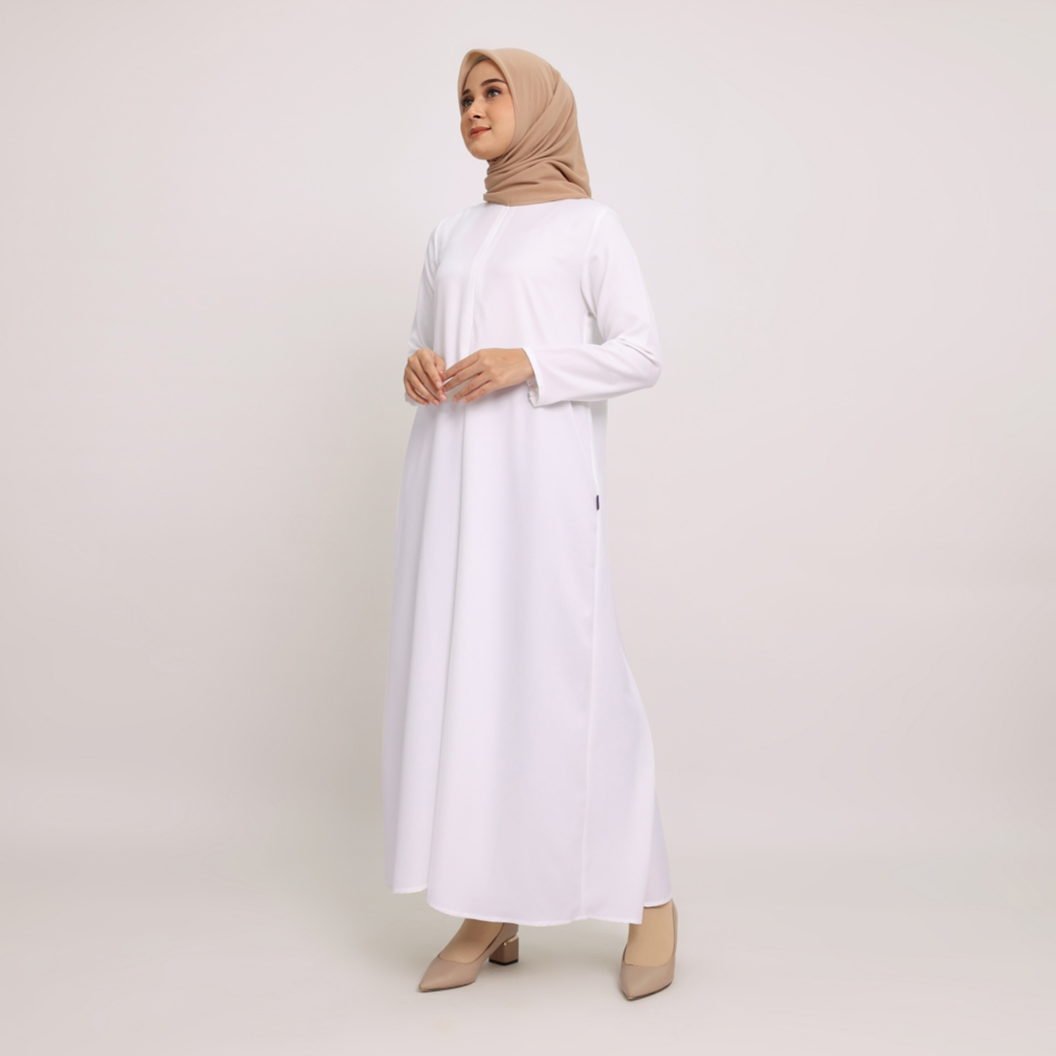 Elzatta Gamis Satin Basic - BW