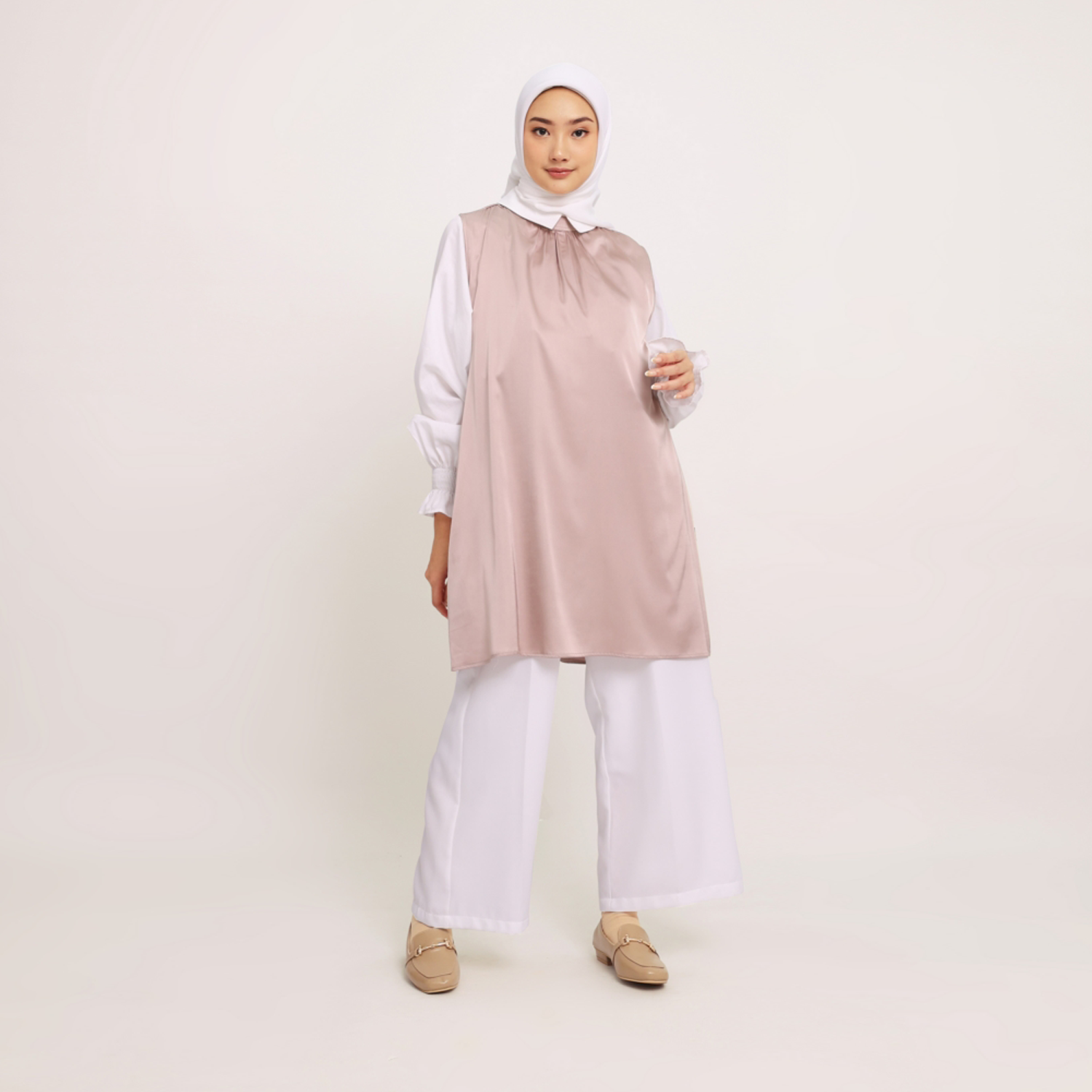 Elzatta Inner Tunik Sleeveless Silk