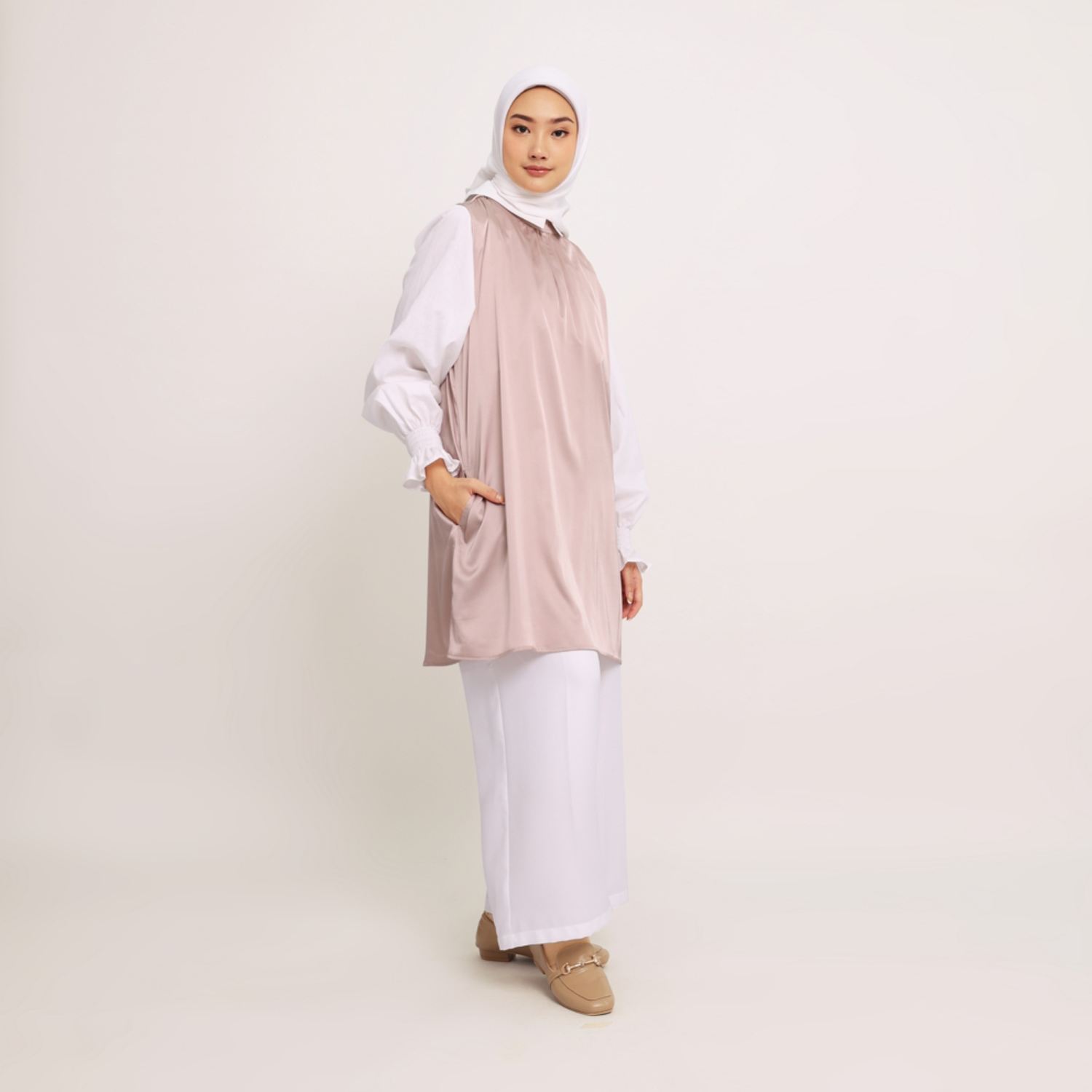 Elzatta Inner Tunik Sleeveless Silk