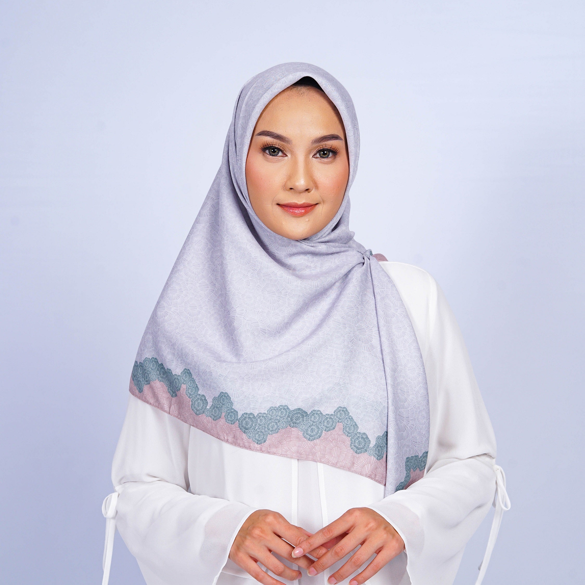 Elzatta Scarf Kaila Zaina - Silver Grey