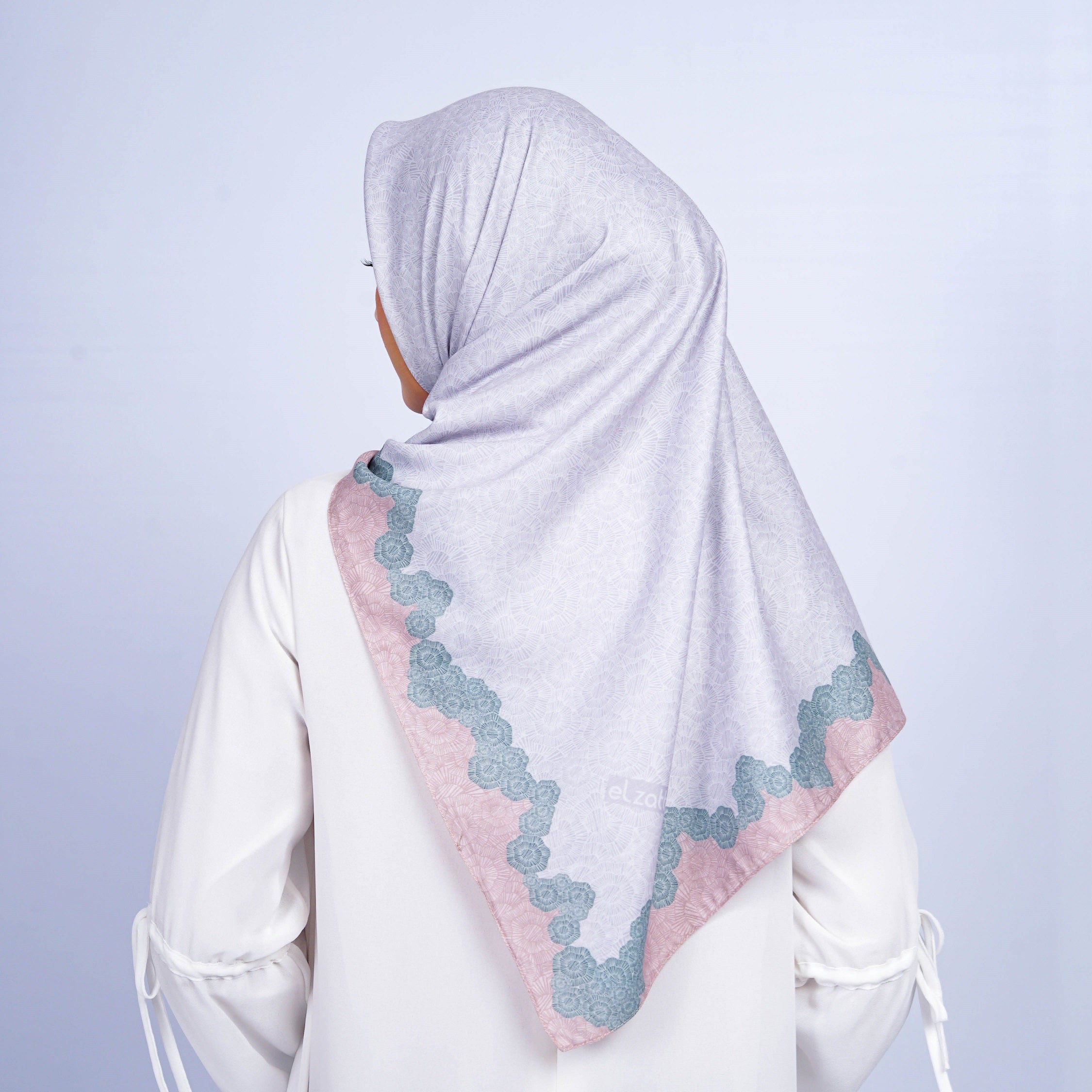 Elzatta Scarf Kaila Zaina - Silver Grey