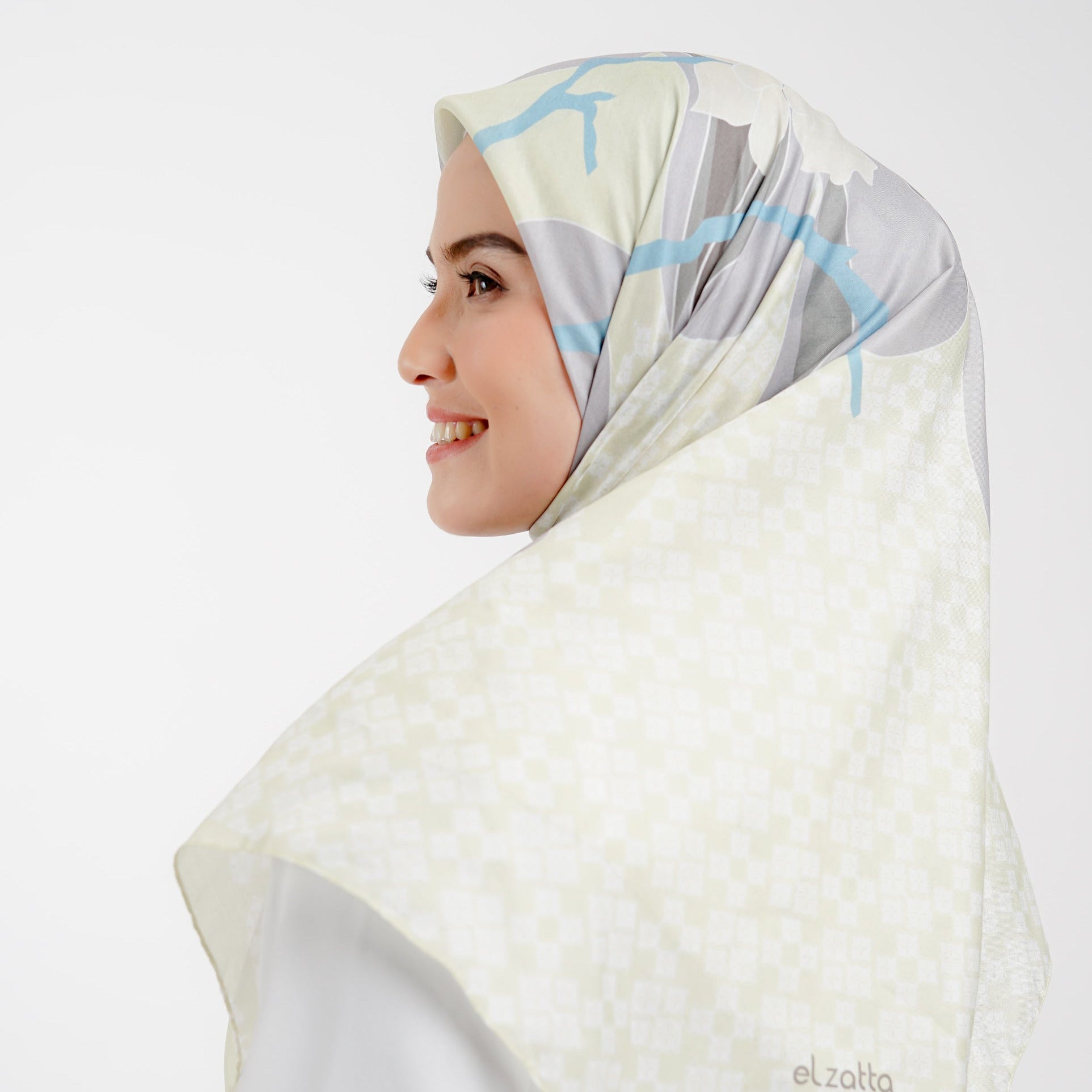 Elzatta Kaila Overlay Flower - Lemon