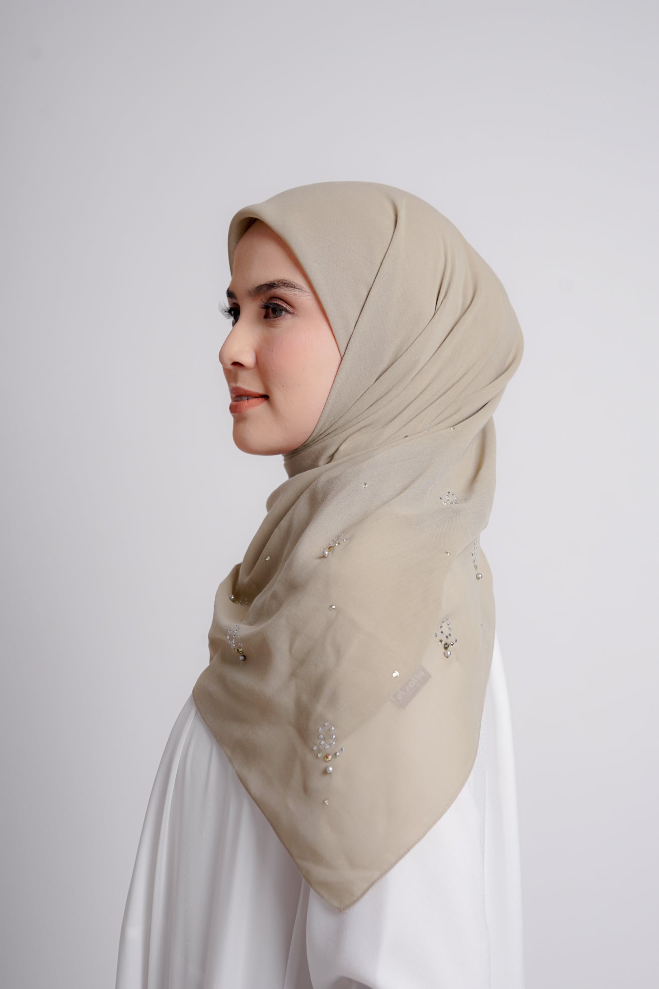 Elzatta Keisha Beads Flower - Hijau Pastel