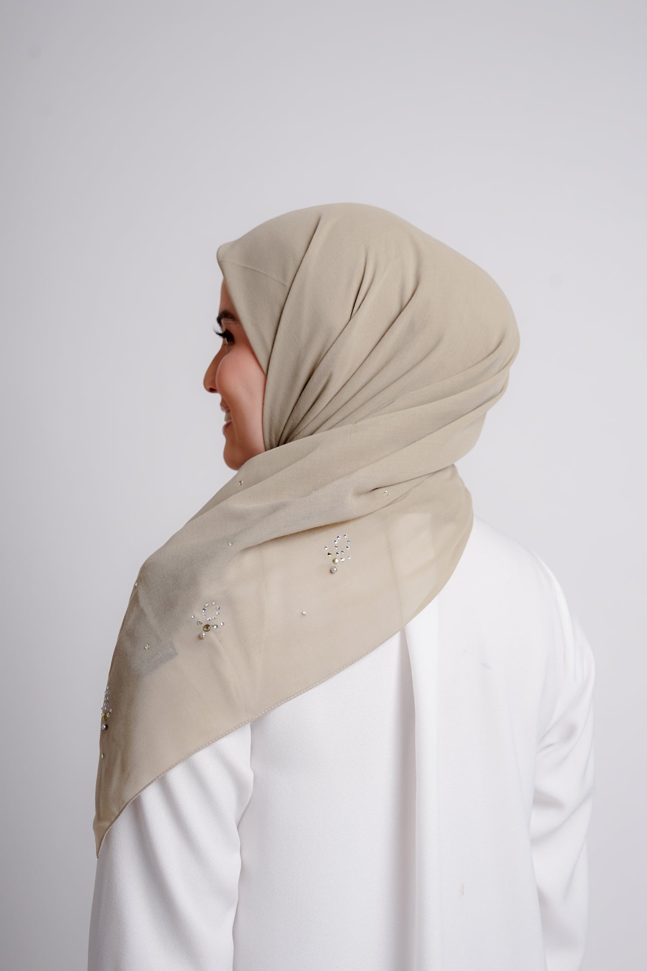 Elzatta Keisha Beads Flower - Hijau Pastel