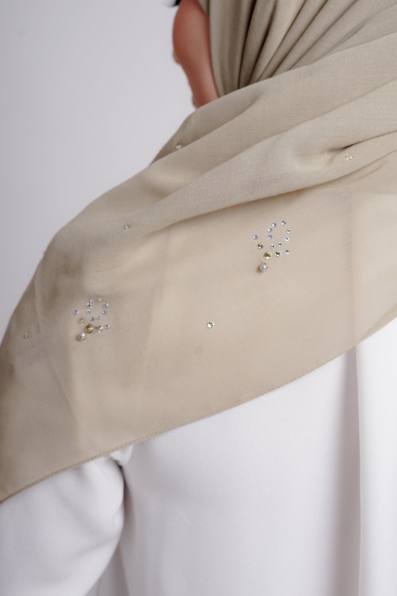 Elzatta Keisha Beads Flower - Hijau Pastel