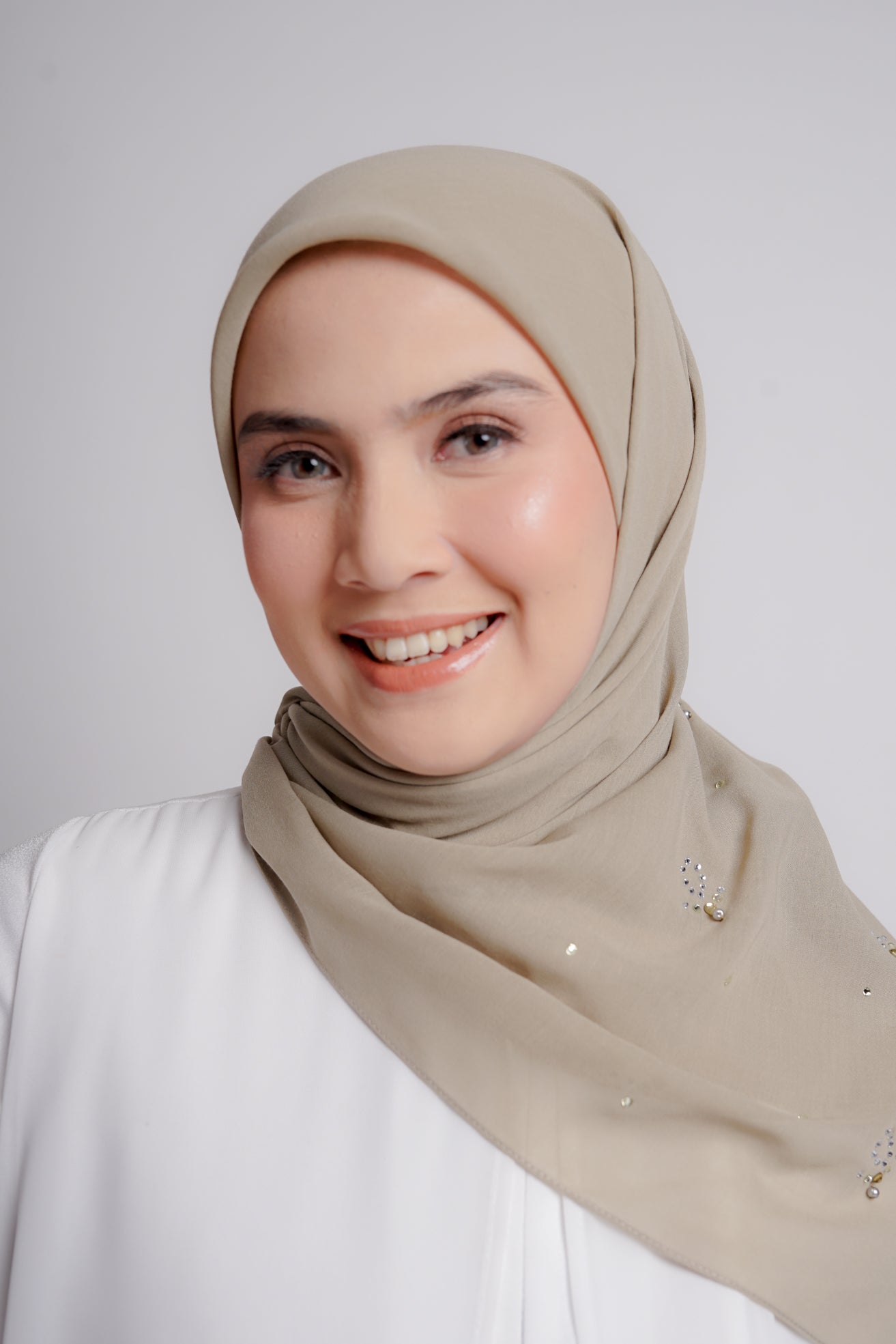 Elzatta Keisha Beads Flower - Hijau Pastel