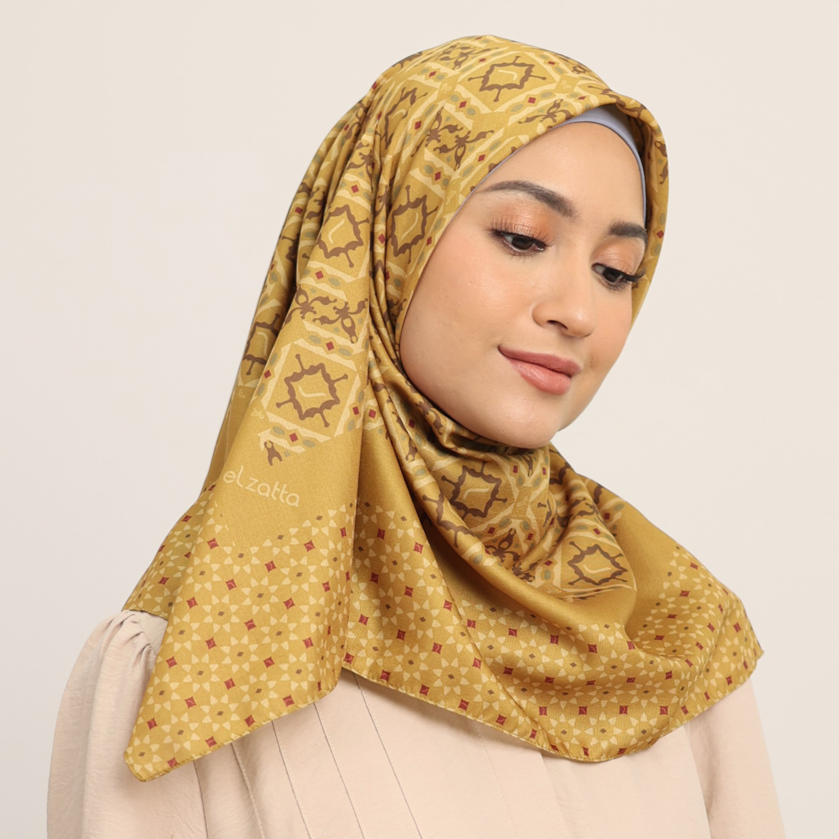 Elzatta Hijab Kaila Elite Granada - Kuning