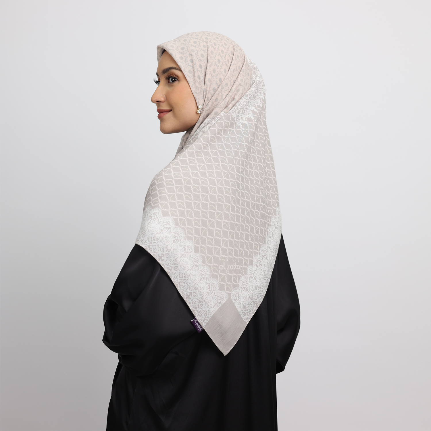 Elzatta Hijab Kanara Lace Granada - Nude