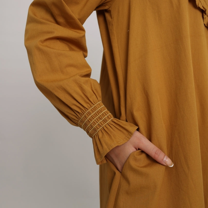 Elzatta Long Tunik Katun Smock