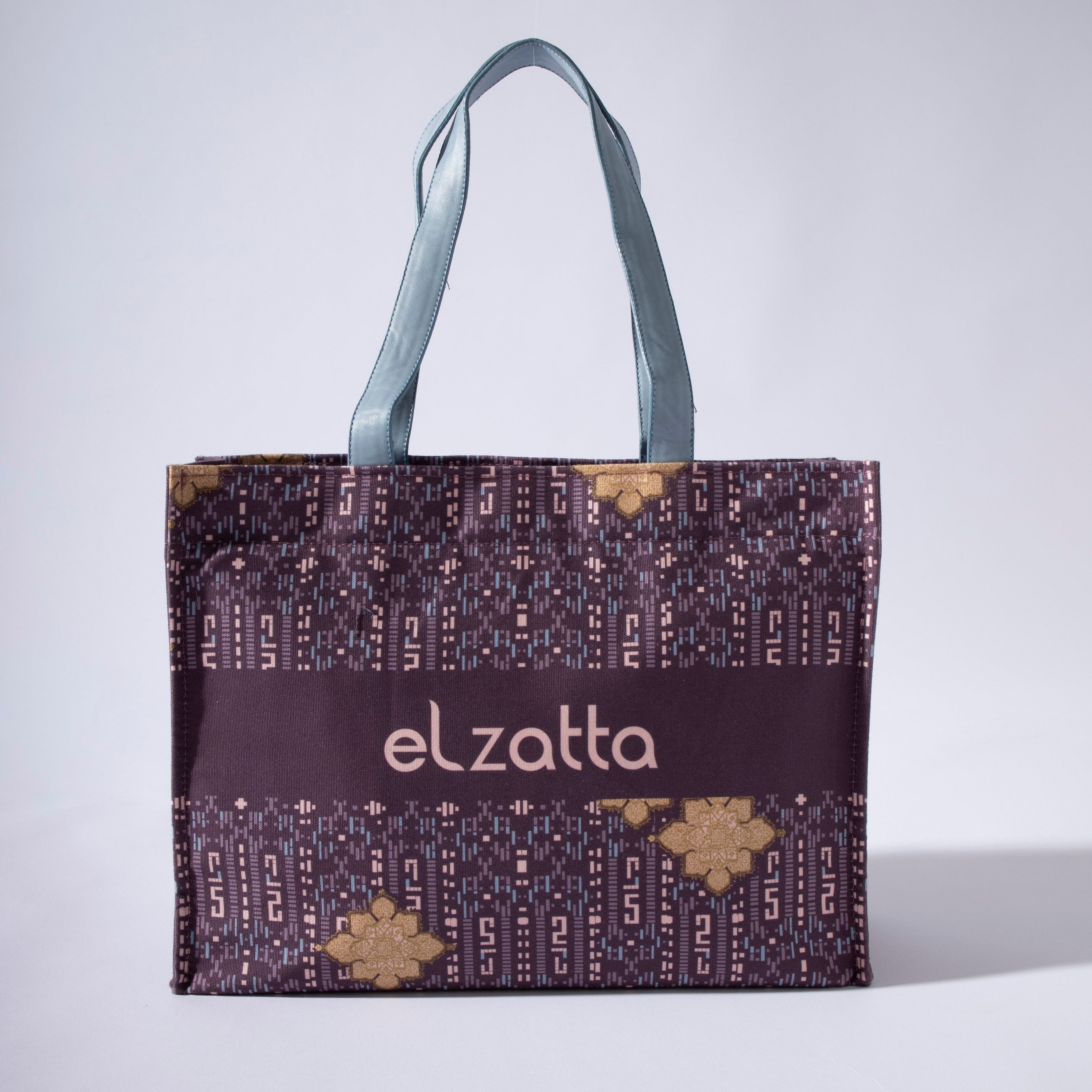 Elzatta Alwani Tote Bag - Dark Purple