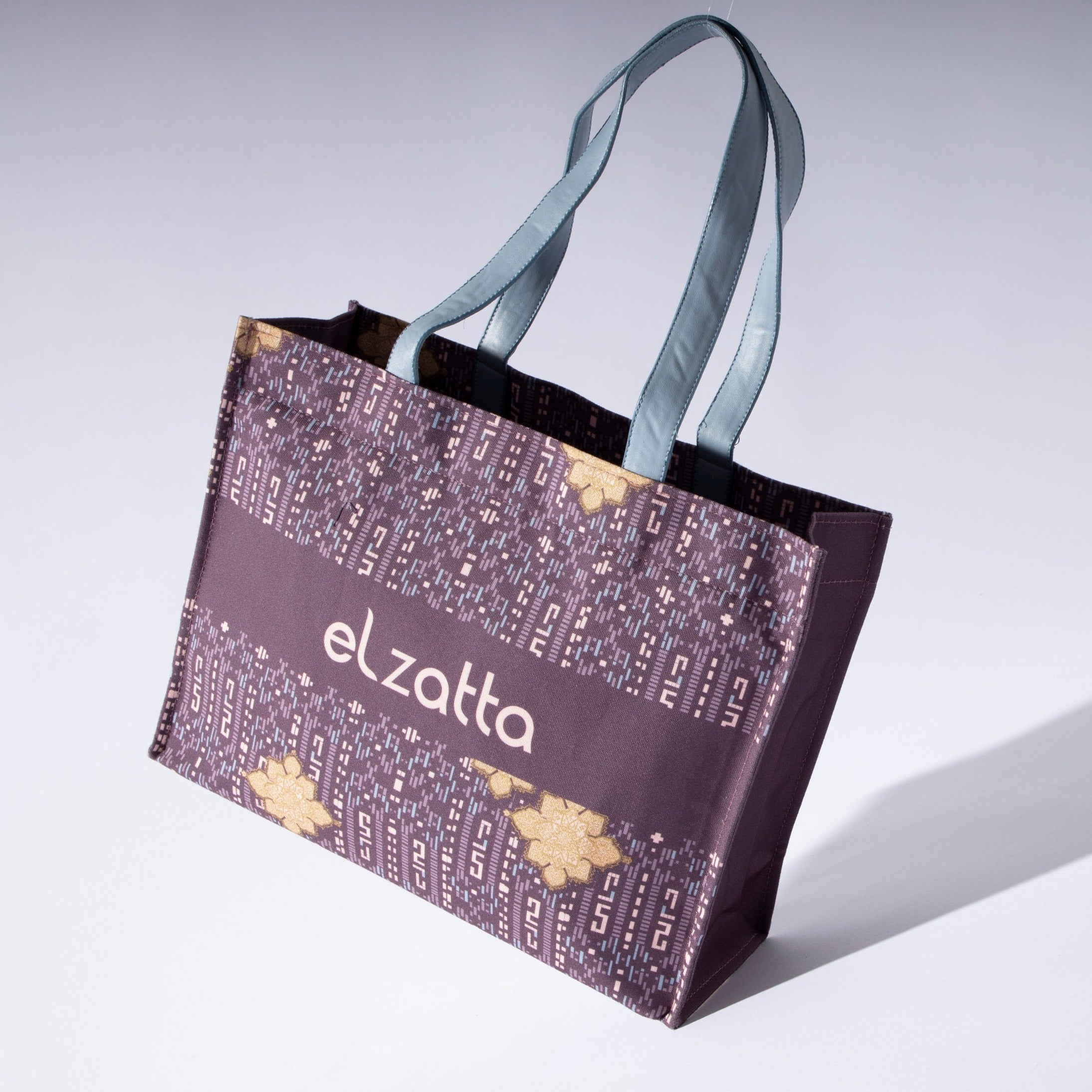 Elzatta Alwani Tote Bag - Dark Purple
