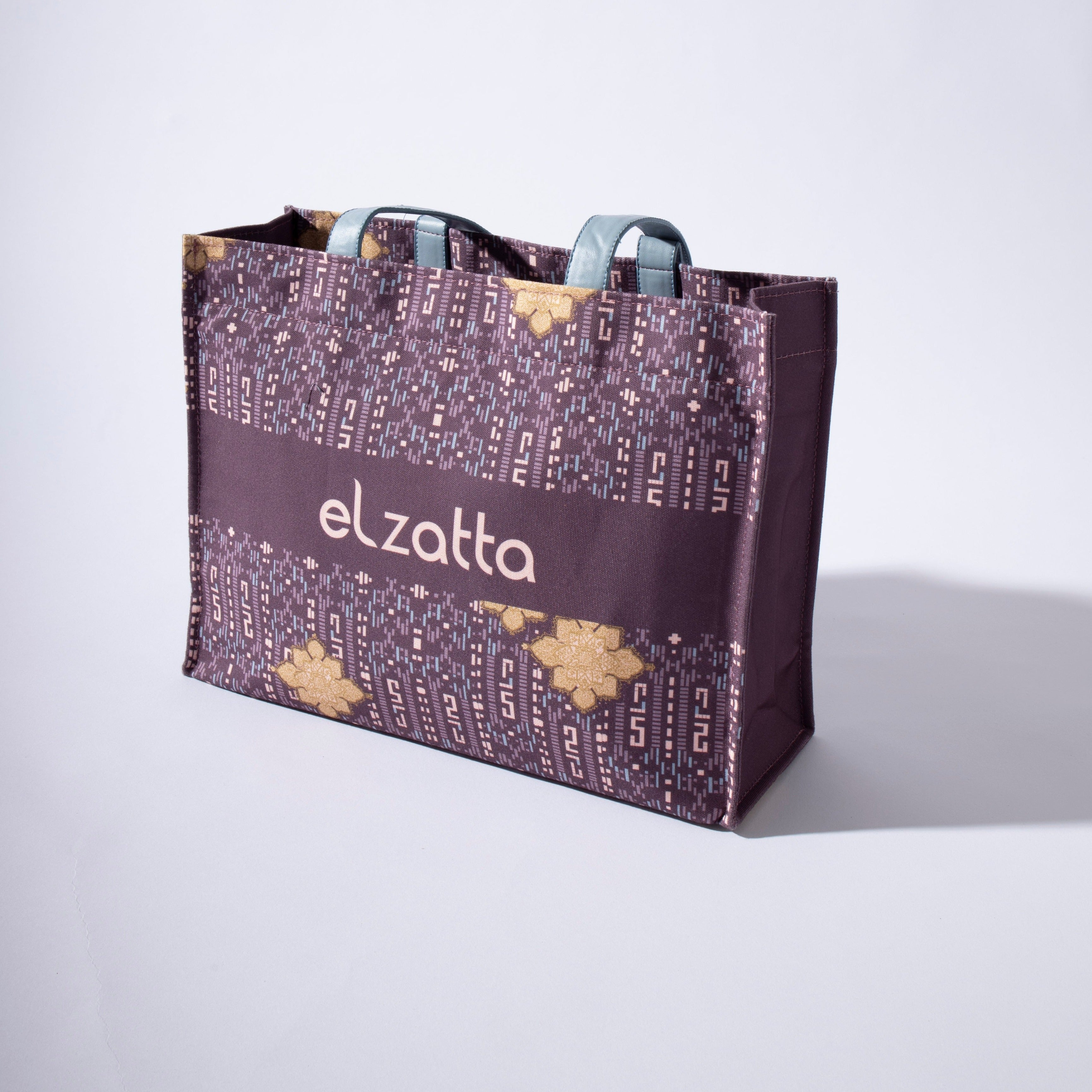 Elzatta Alwani Tote Bag - Dark Purple