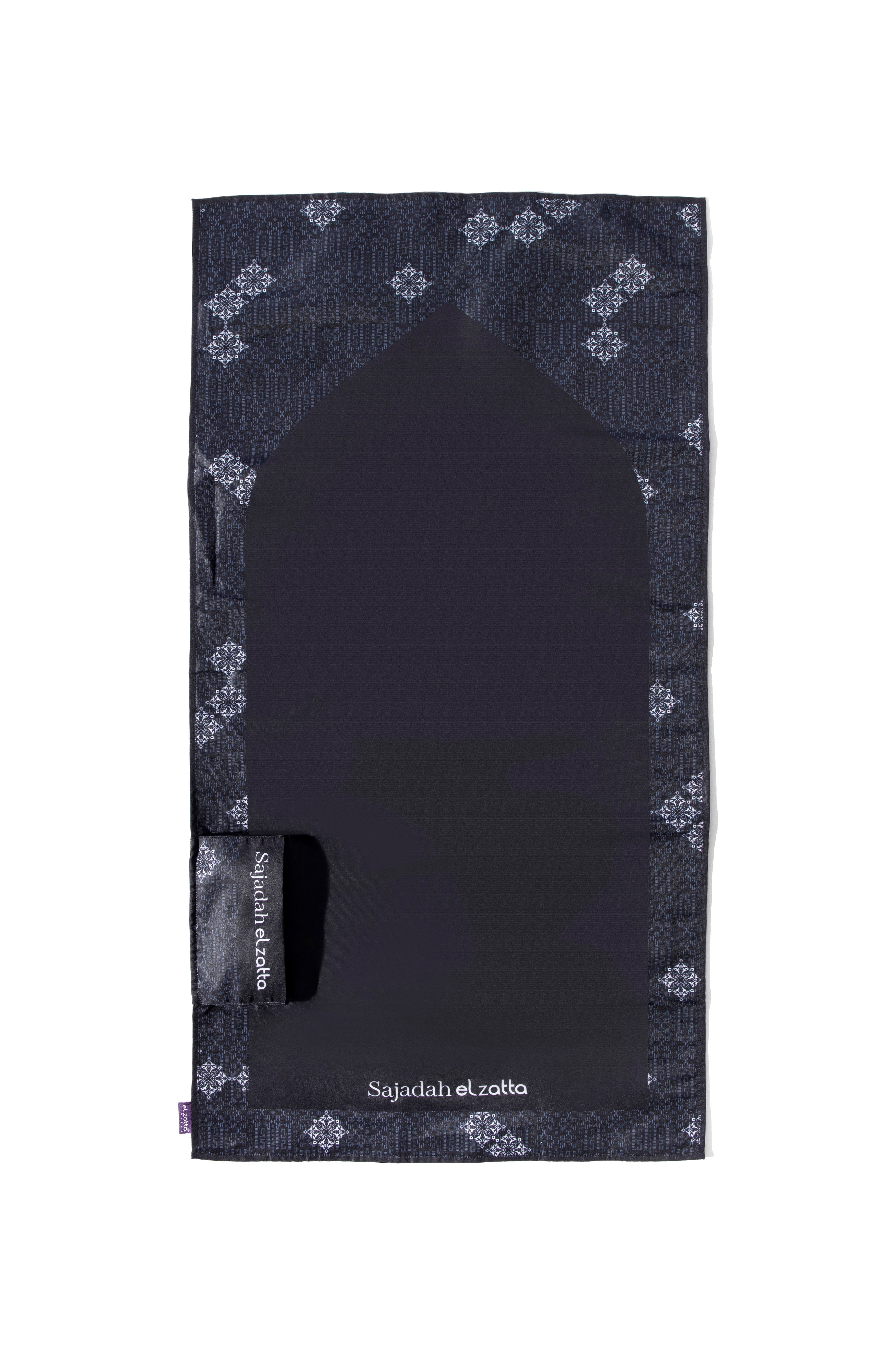 Elzatta Sajadah Alwani Pocket - Hitam