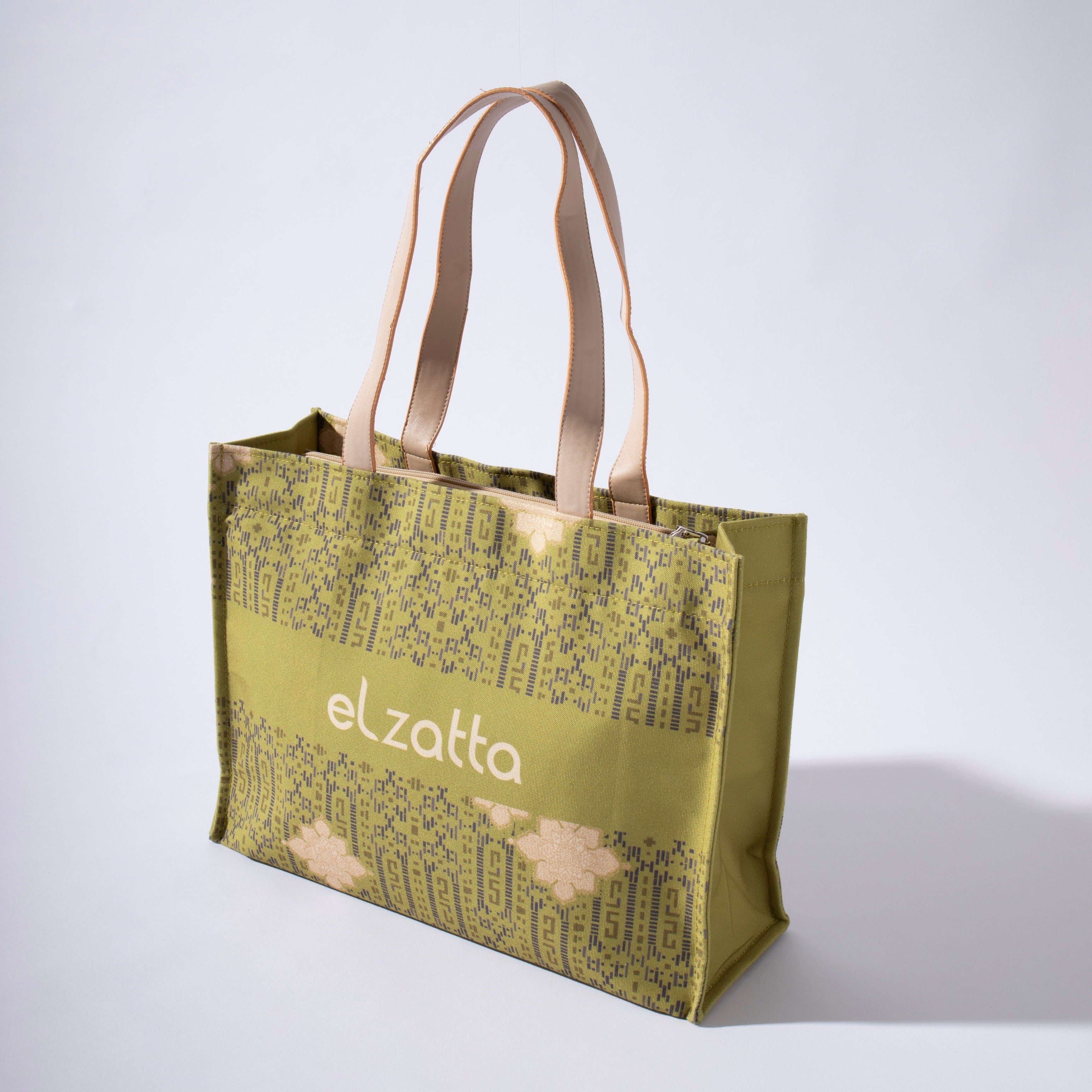 Elzatta Alwani Tote Bag - Lime