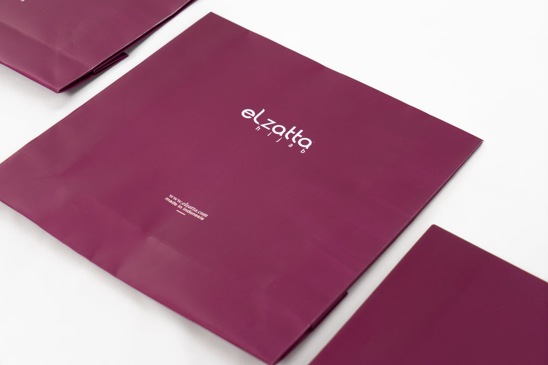 Elzatta Mini Paper Bag Ungu