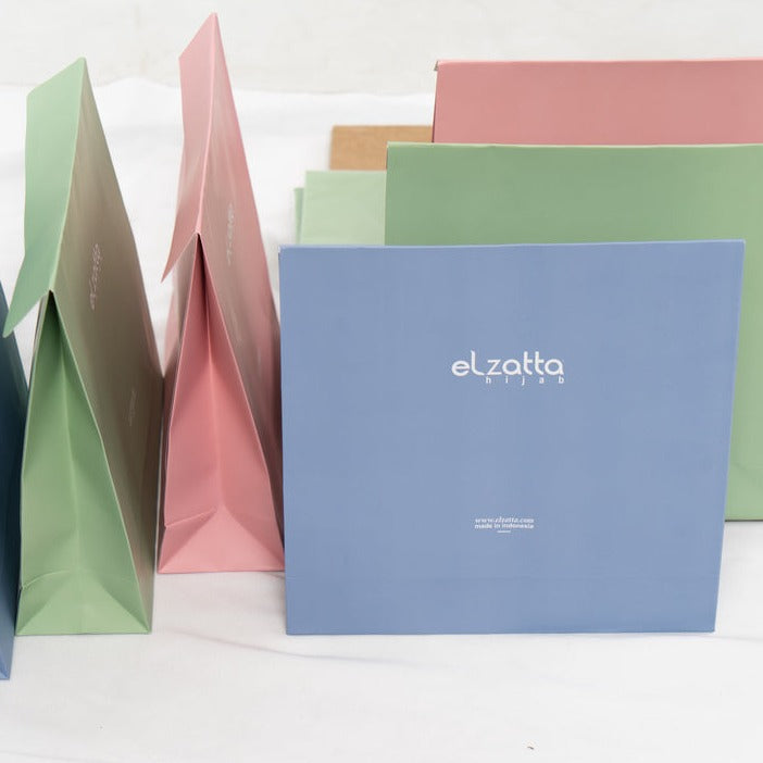 Elzatta Mini Paper Bag Biru