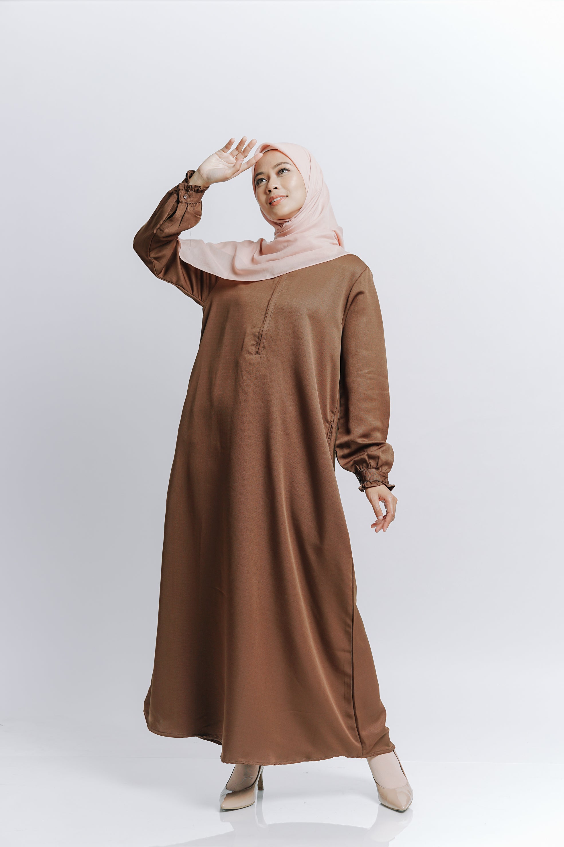 Elzatta Gamis Nayela - Coklat