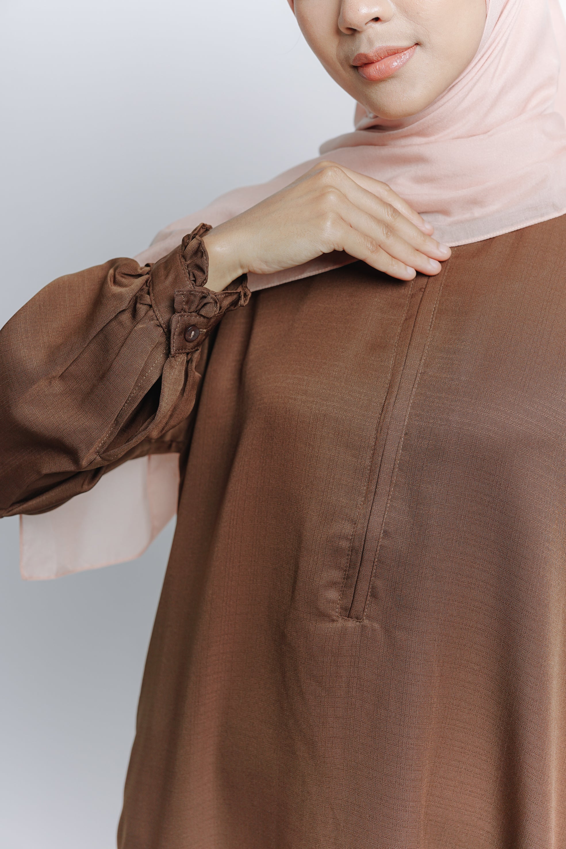 Elzatta Gamis Nayela - Coklat