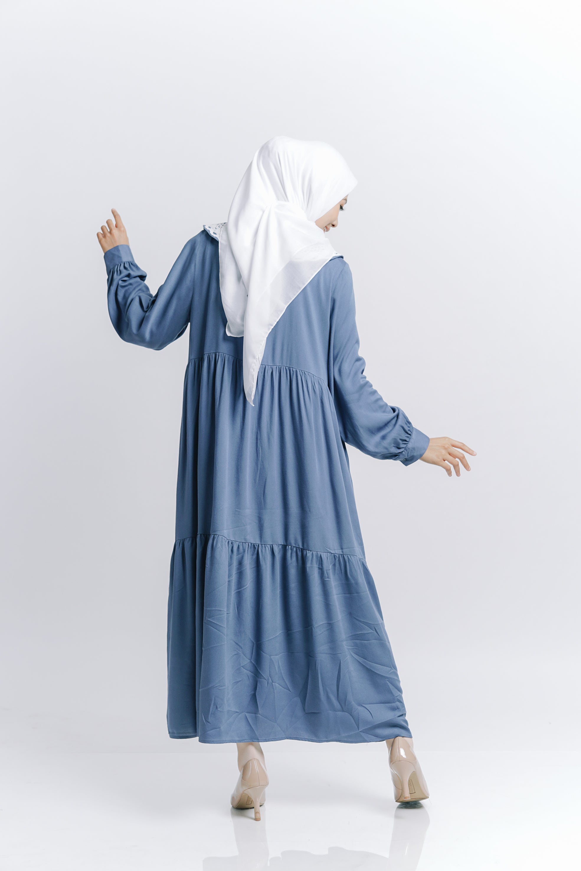 Elzatta Mini Dress Alwanira - Denim