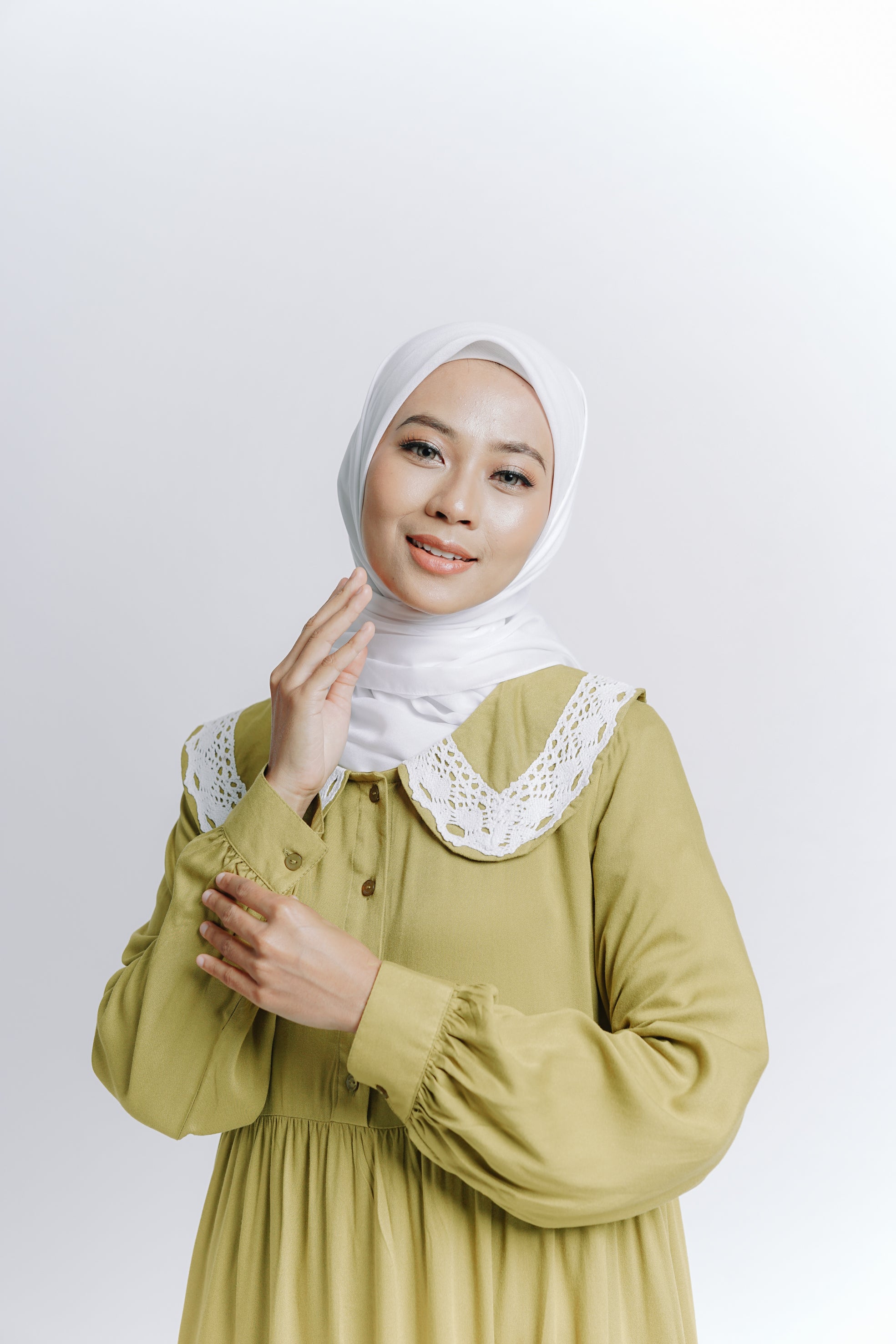 Elzatta Mini Dress Alwanira - Lime Green