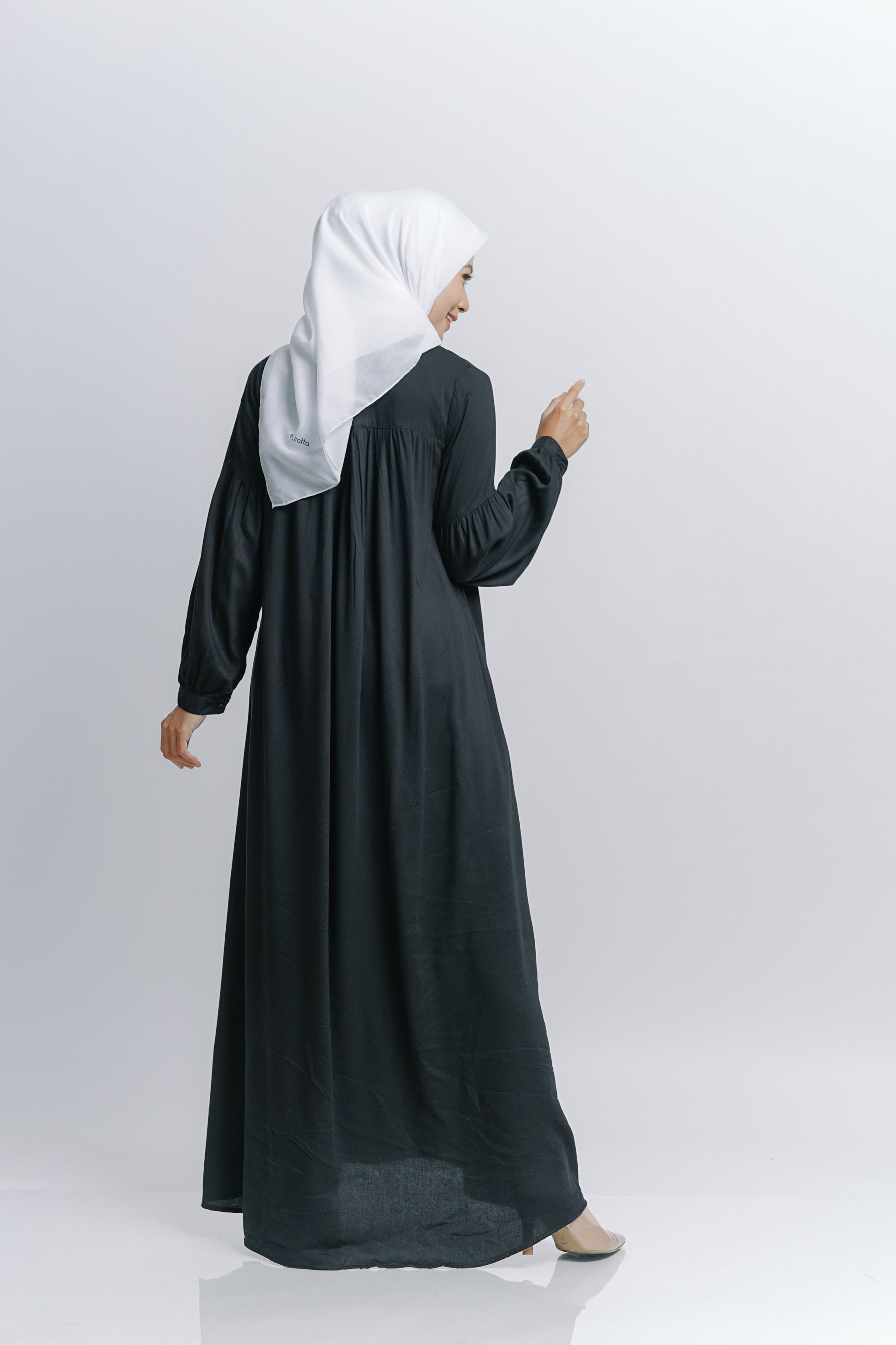 Elzatta Gamis Narina - Hitam