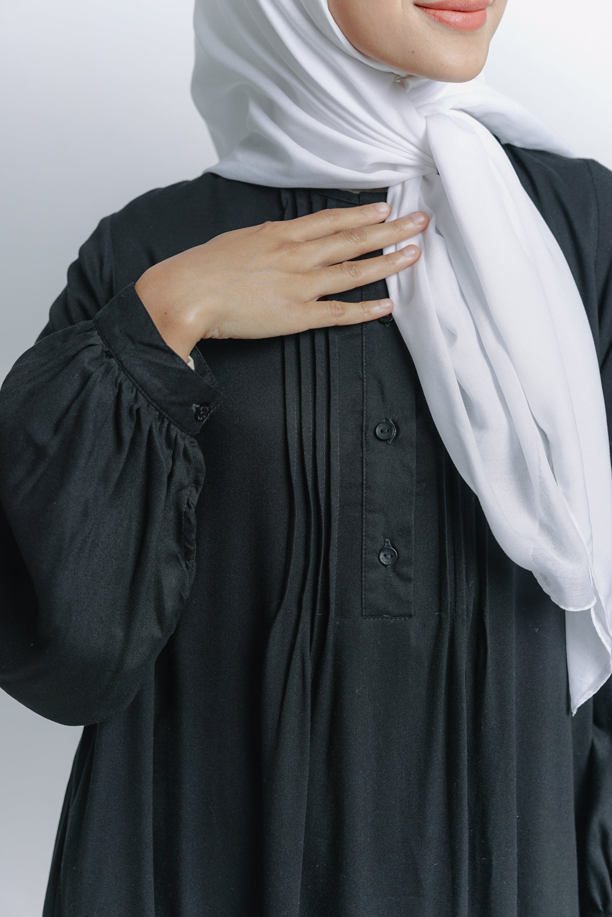 Elzatta Gamis Narina - Hitam