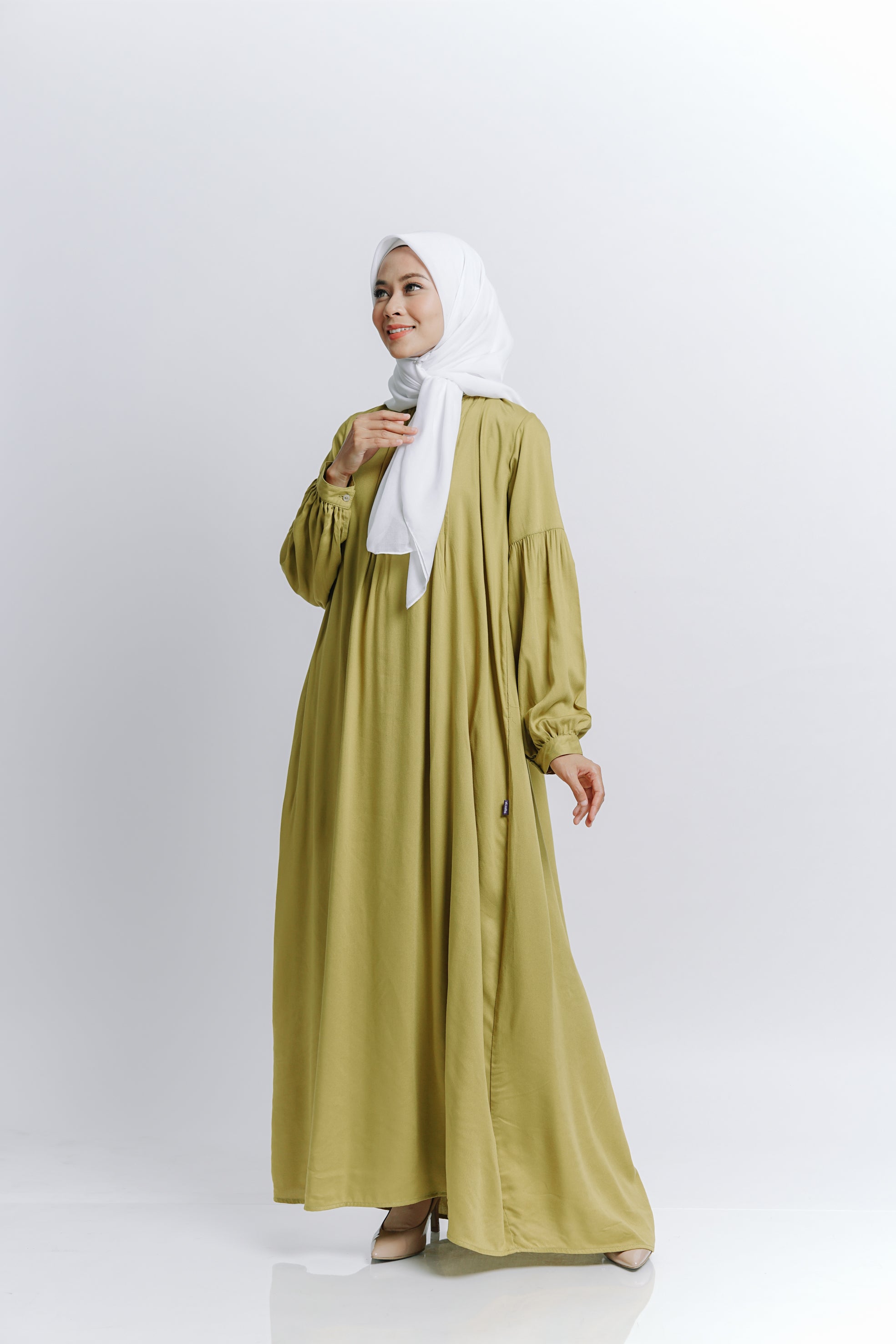 Elzatta Gamis Alwanira - Lime Green