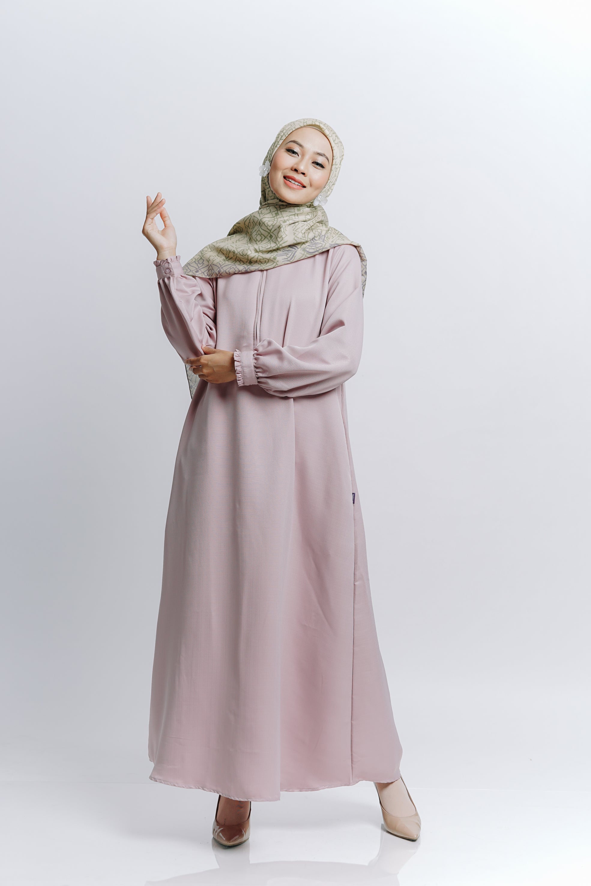 Elzatta Gamis Nayela - Dusty Pink