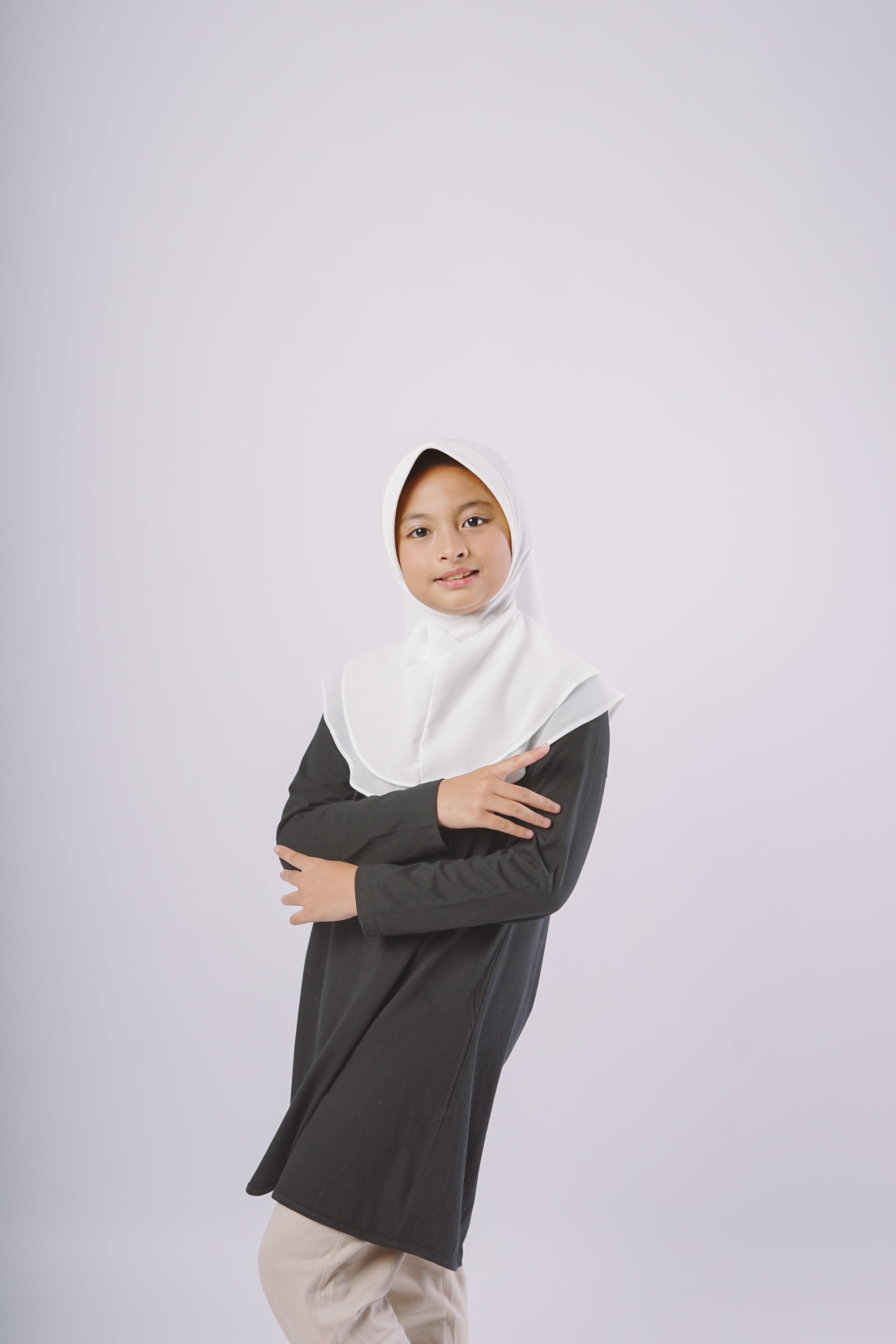 Elzatta Kids Tunik Knit Basic Anak - Hitam