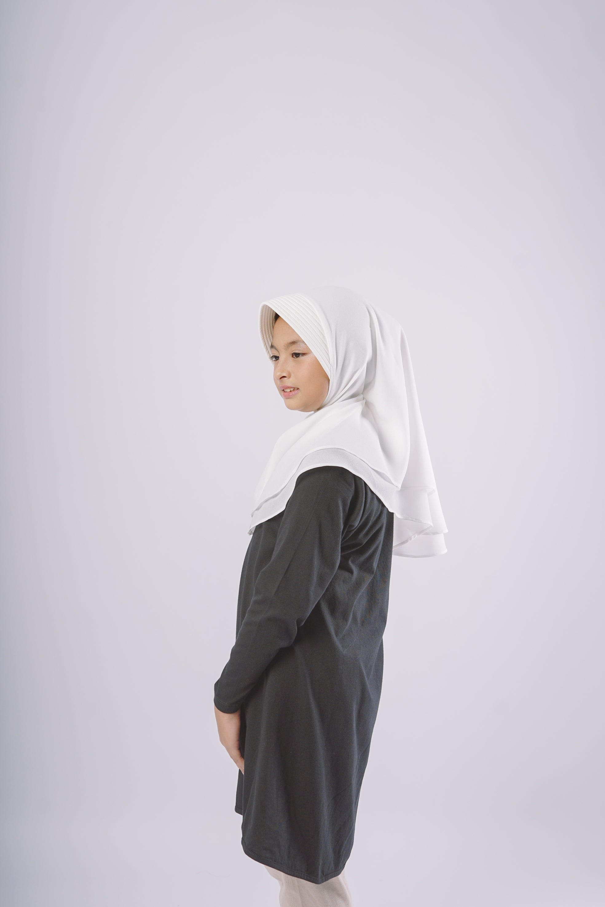 Elzatta Kids Tunik Knit Basic Anak - Hitam
