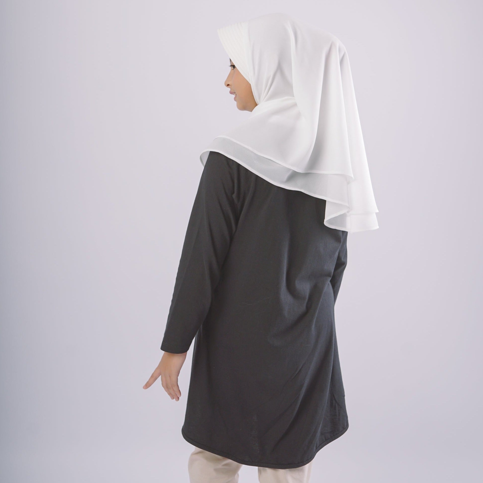 Elzatta Kids Tunik Knit Basic Anak - Hitam