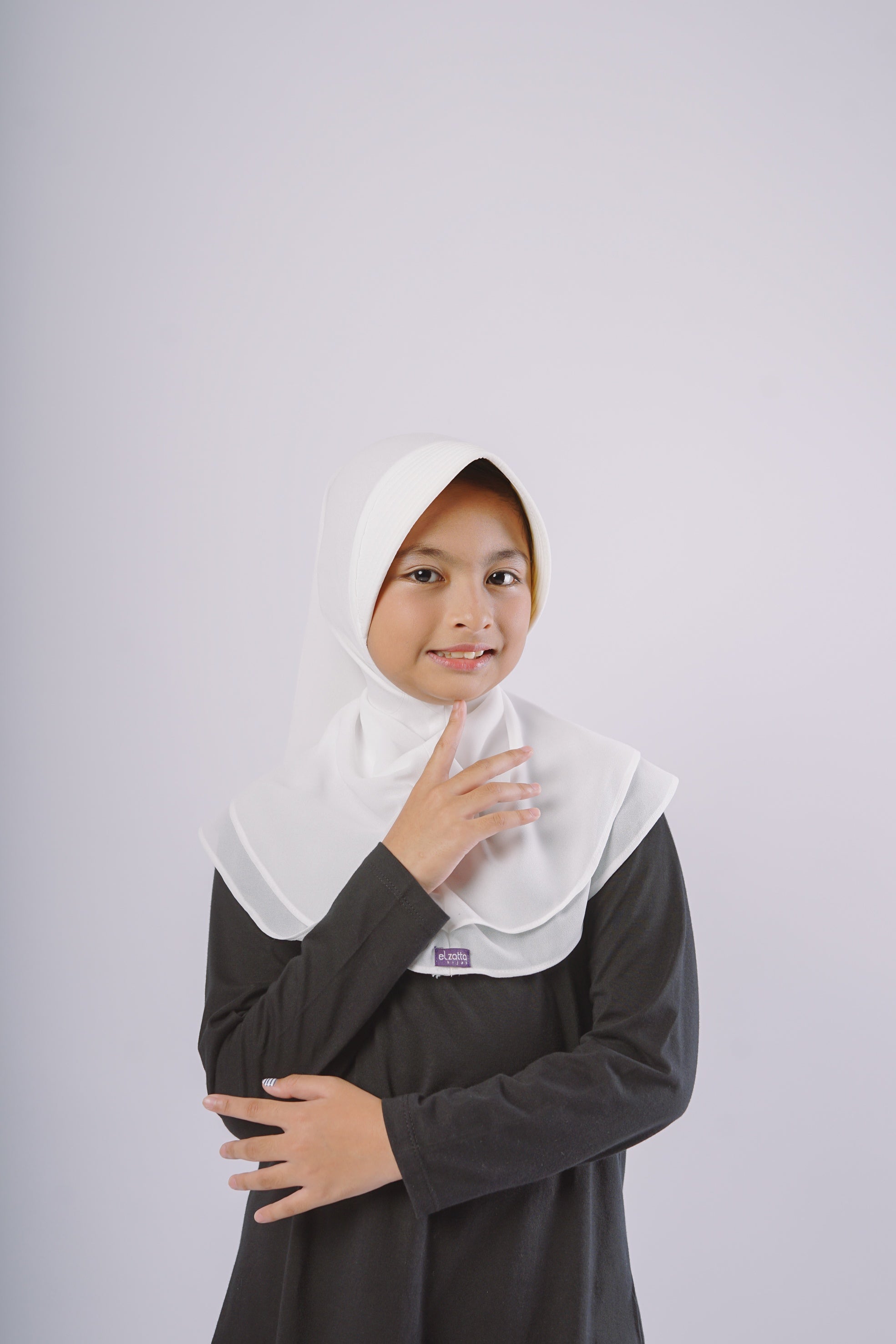 Elzatta Kids Tunik Knit Basic Anak - Hitam