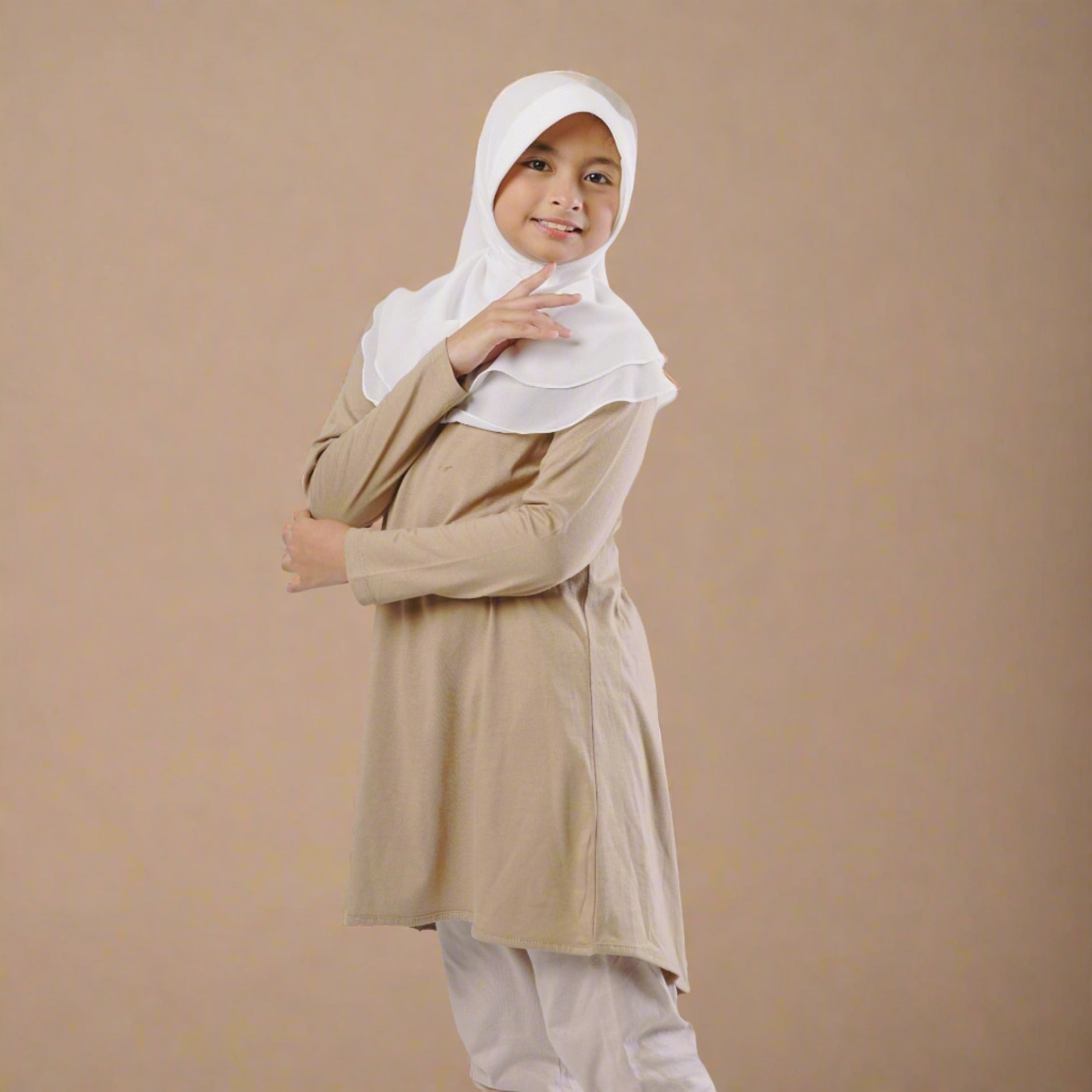 Elzatta Kids Tunik Knit Basic Anak - Milo