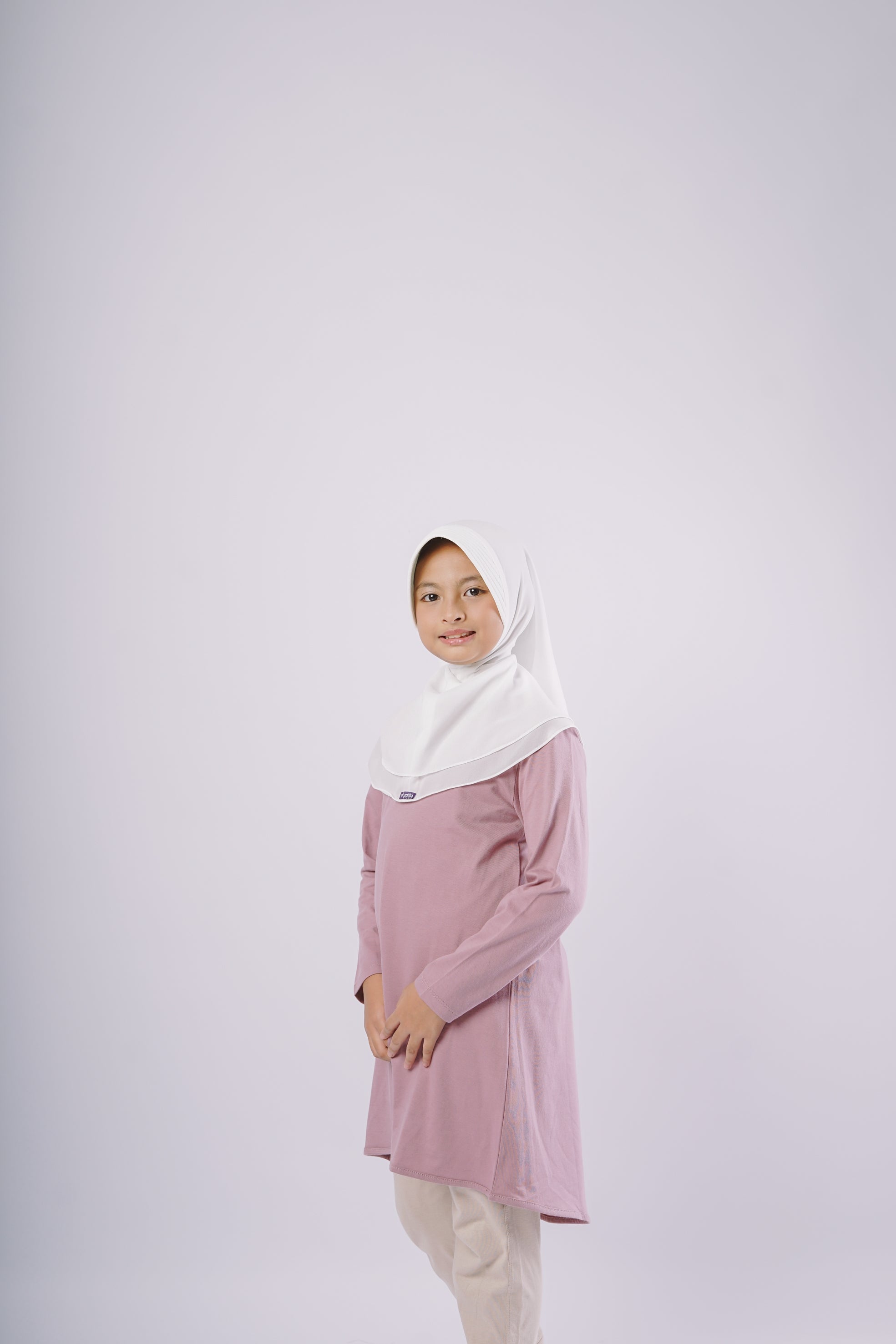 Elzatta Kids Tunik Knit Basic Anak - Ungu