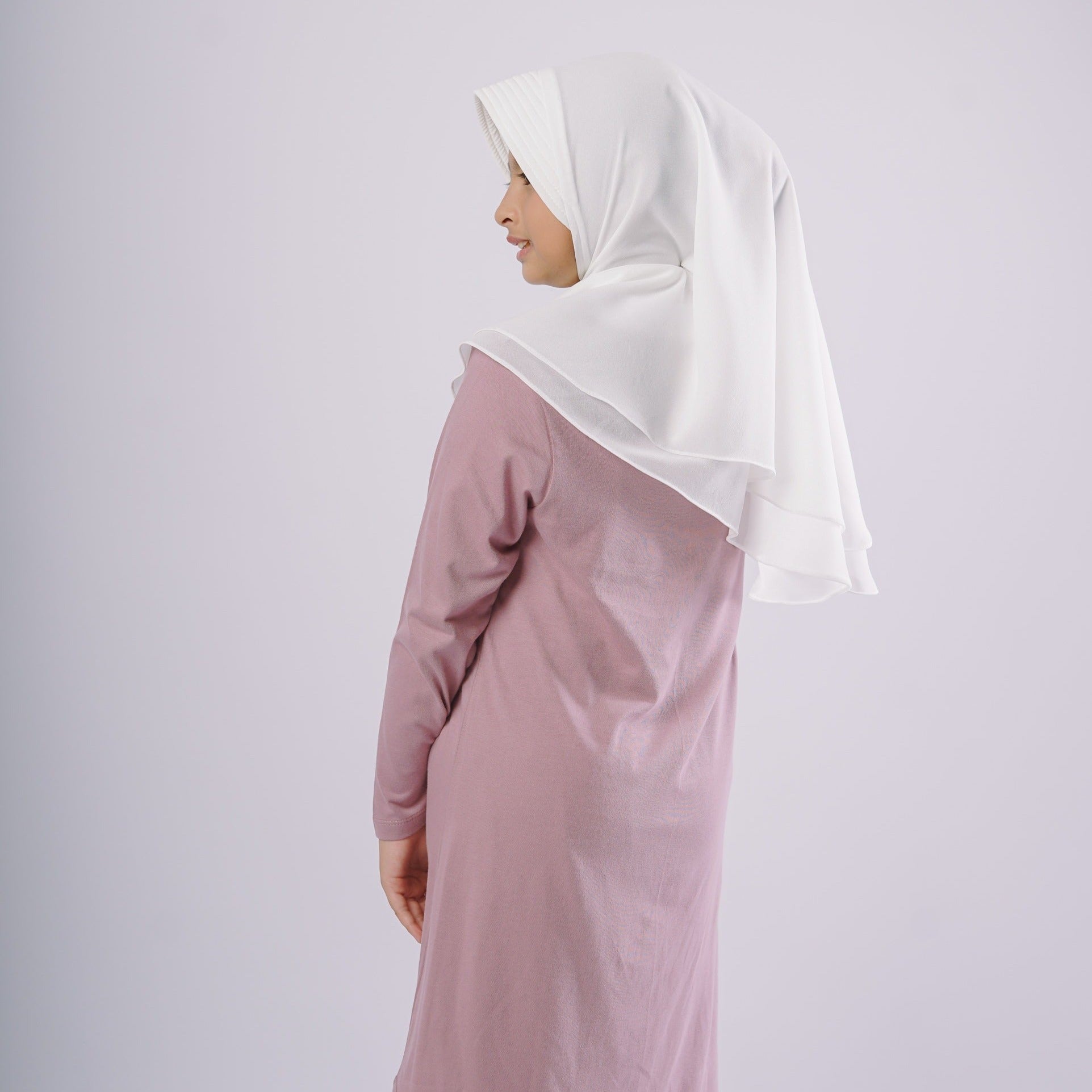 Elzatta Kids Tunik Knit Basic Anak - Ungu