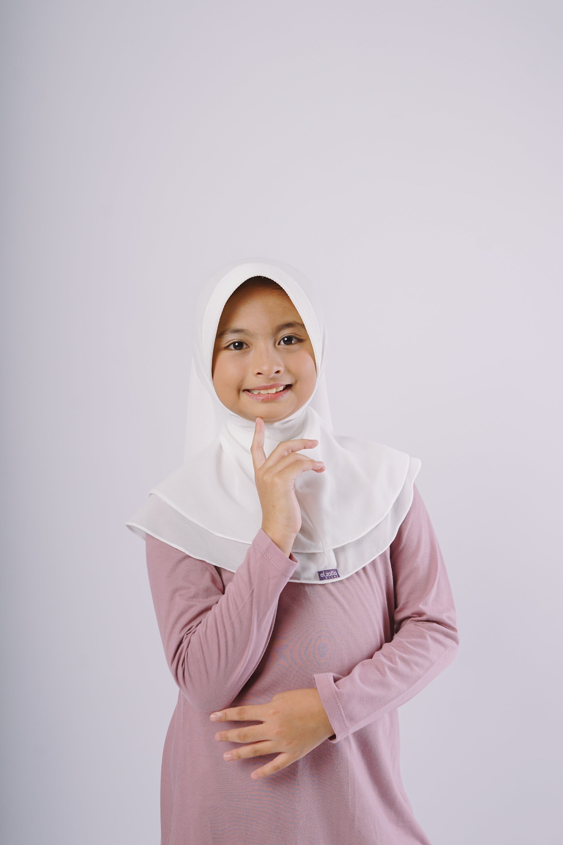 Elzatta Kids Tunik Knit Basic Anak - Ungu