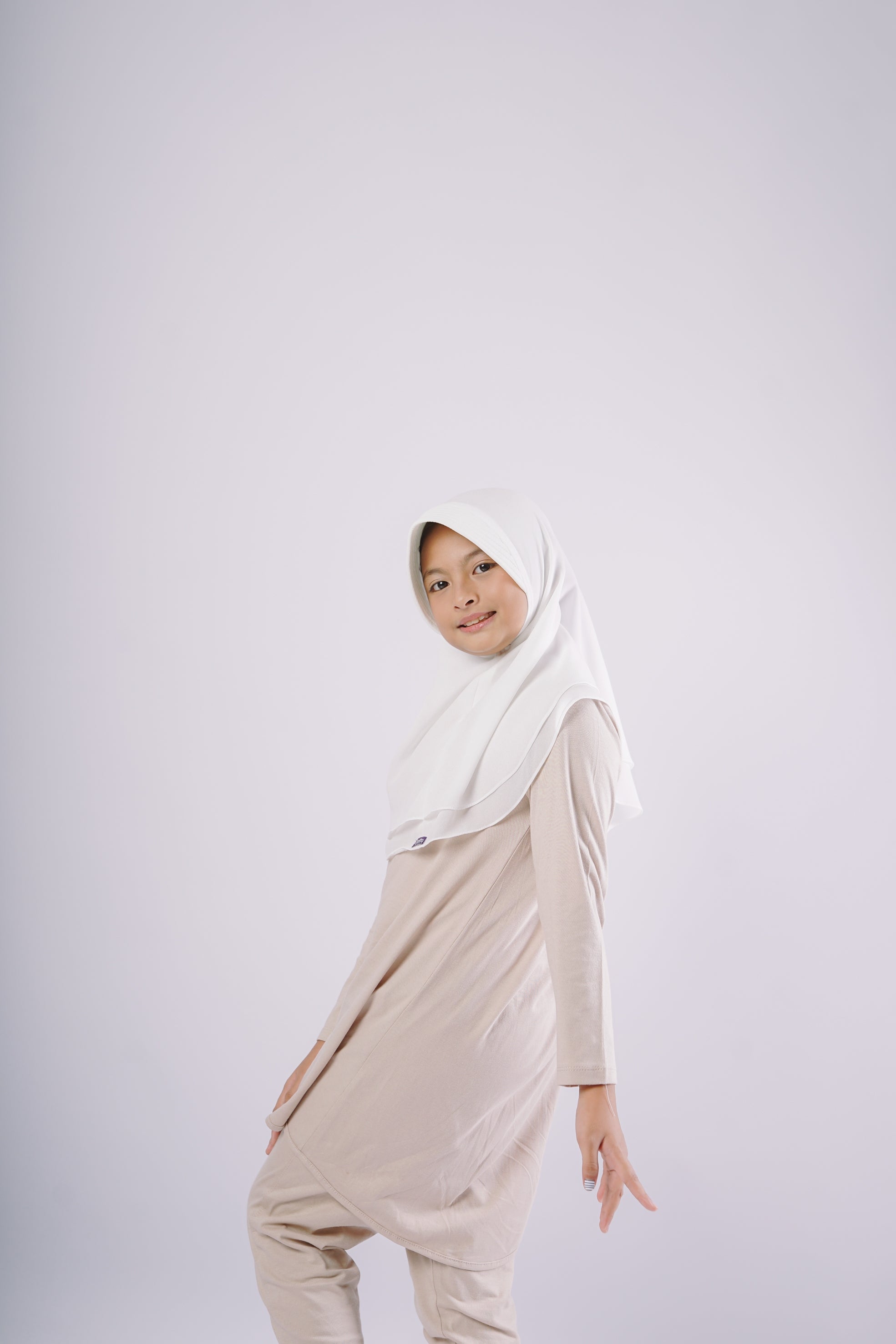 Elzatta Kids Tunik Knit Basic Anak - Mocca